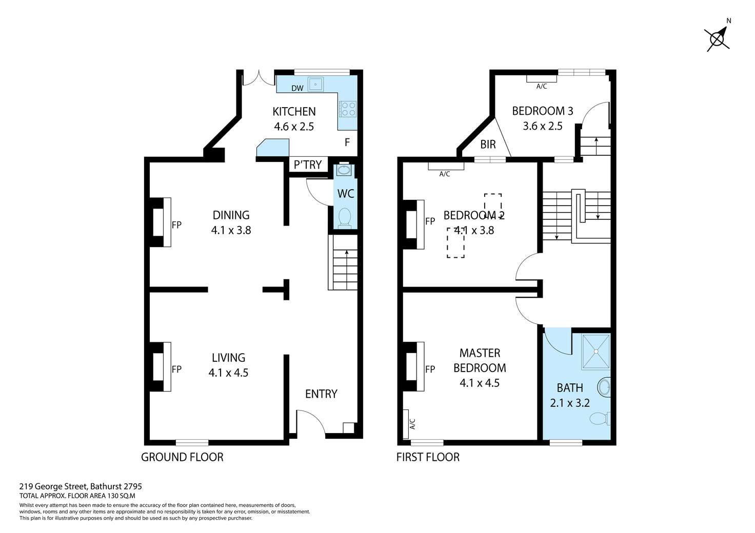 Floorplan of Homely house listing, 219 George Street, Bathurst NSW 2795