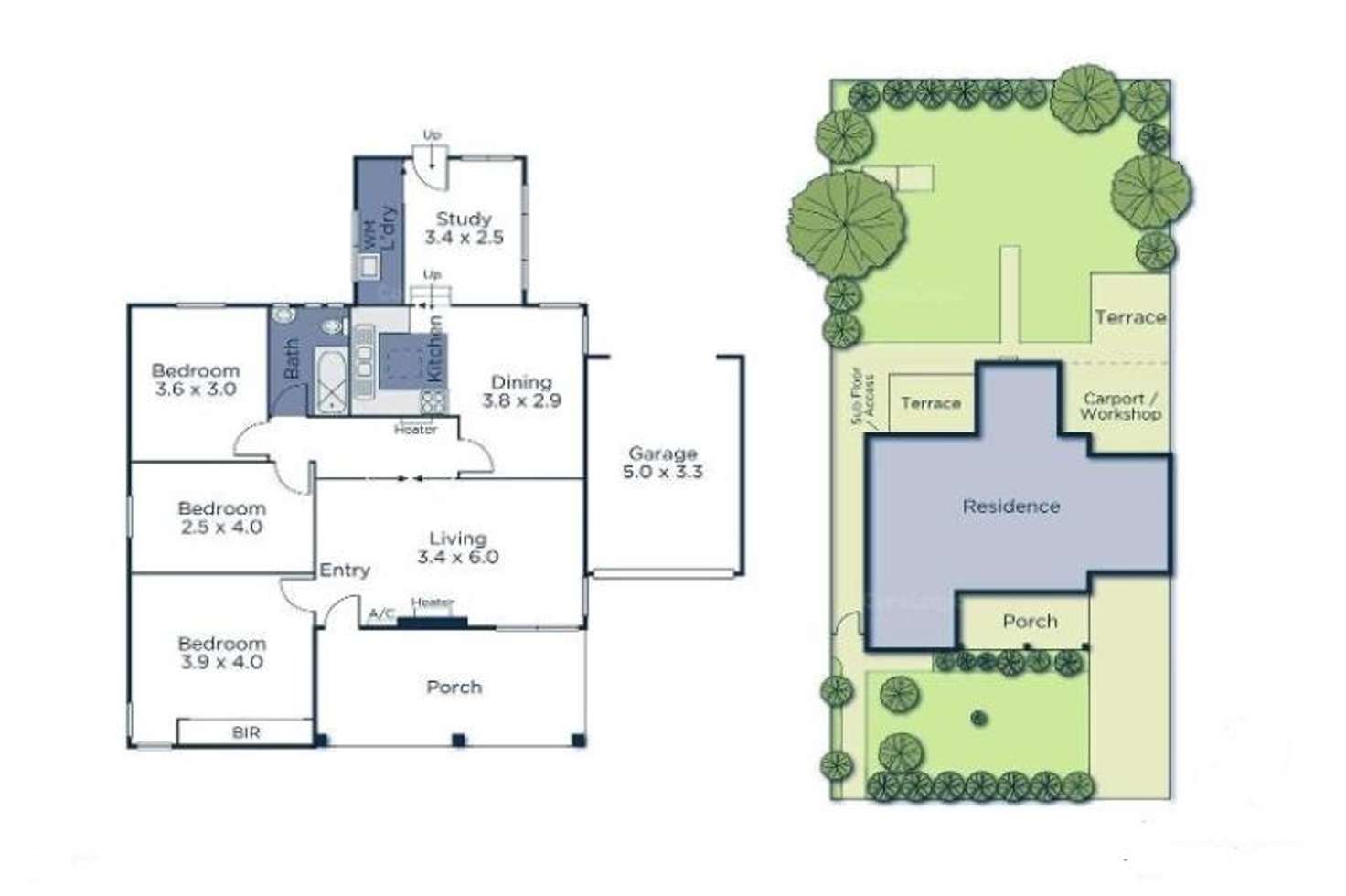 Floorplan of Homely house listing, 34 Toogoods Rise, Box Hill North VIC 3129