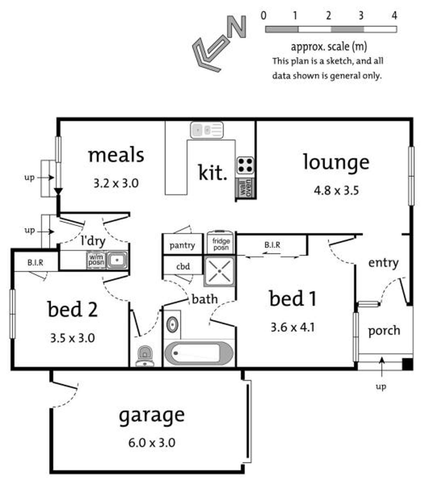 Floorplan of Homely unit listing, 2/58 Maroondah Highway, Croydon VIC 3136