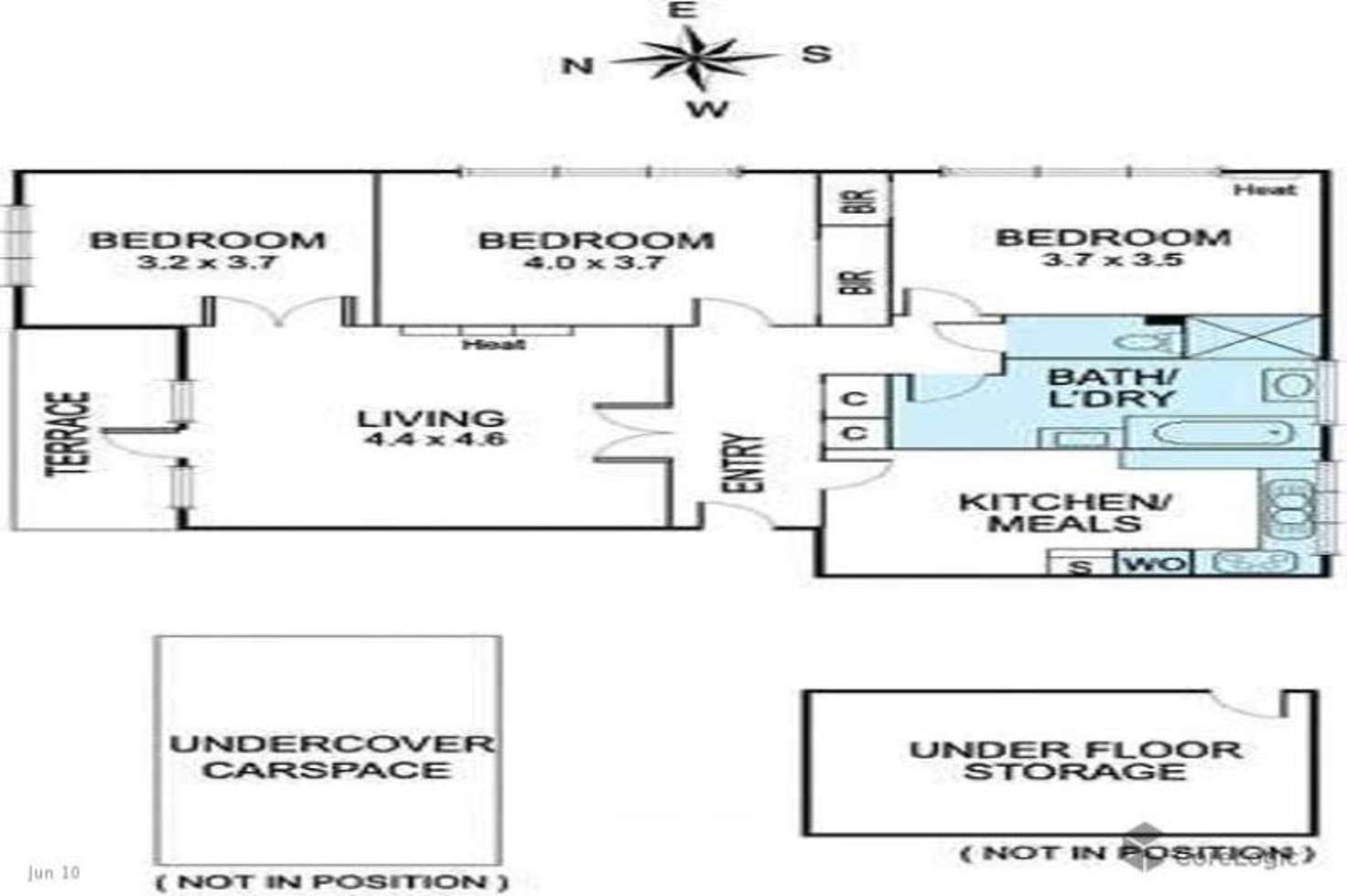Floorplan of Homely unit listing, 6/26 Weir Street, Balwyn VIC 3103