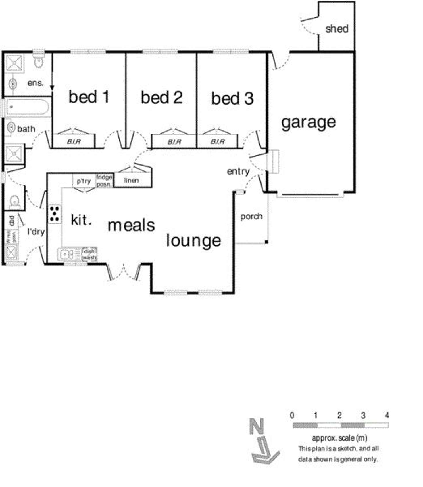 Floorplan of Homely unit listing, 64A Renshaw Street, Doncaster East VIC 3109