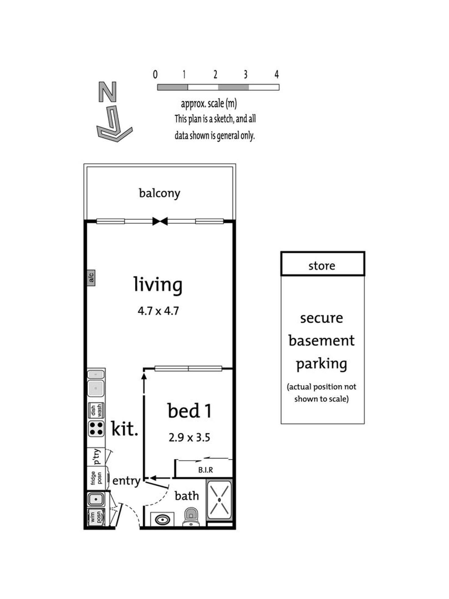 Floorplan of Homely apartment listing, 218/311 Burwood Road, Hawthorn VIC 3122
