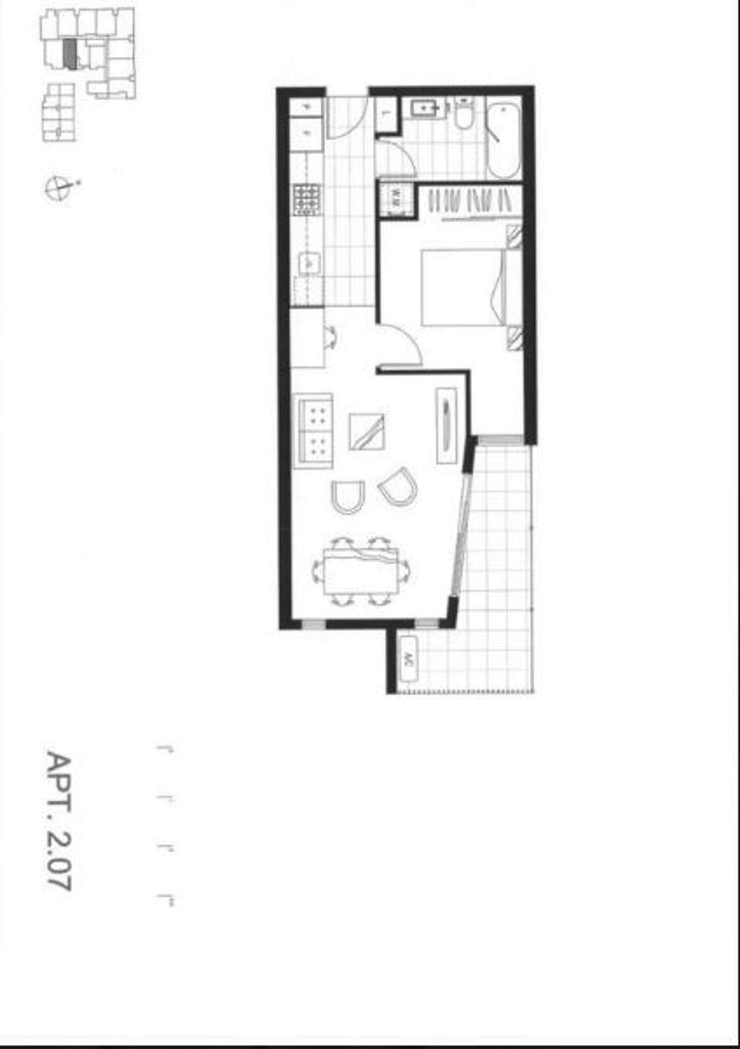 Floorplan of Homely apartment listing, 207/339 Burnley Street, Richmond VIC 3121