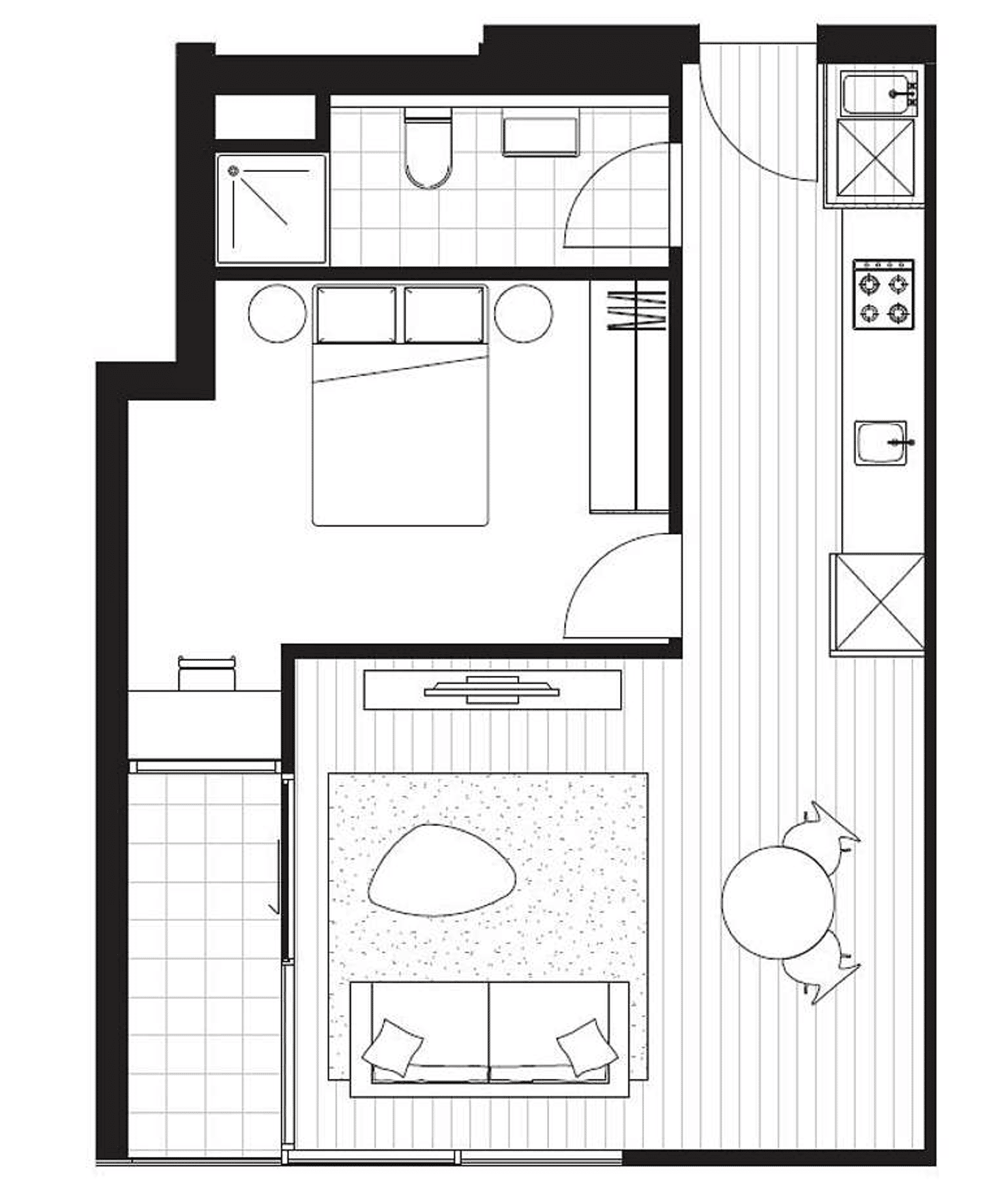 Floorplan of Homely apartment listing, 202B/3 Brewery Lane, Collingwood VIC 3066