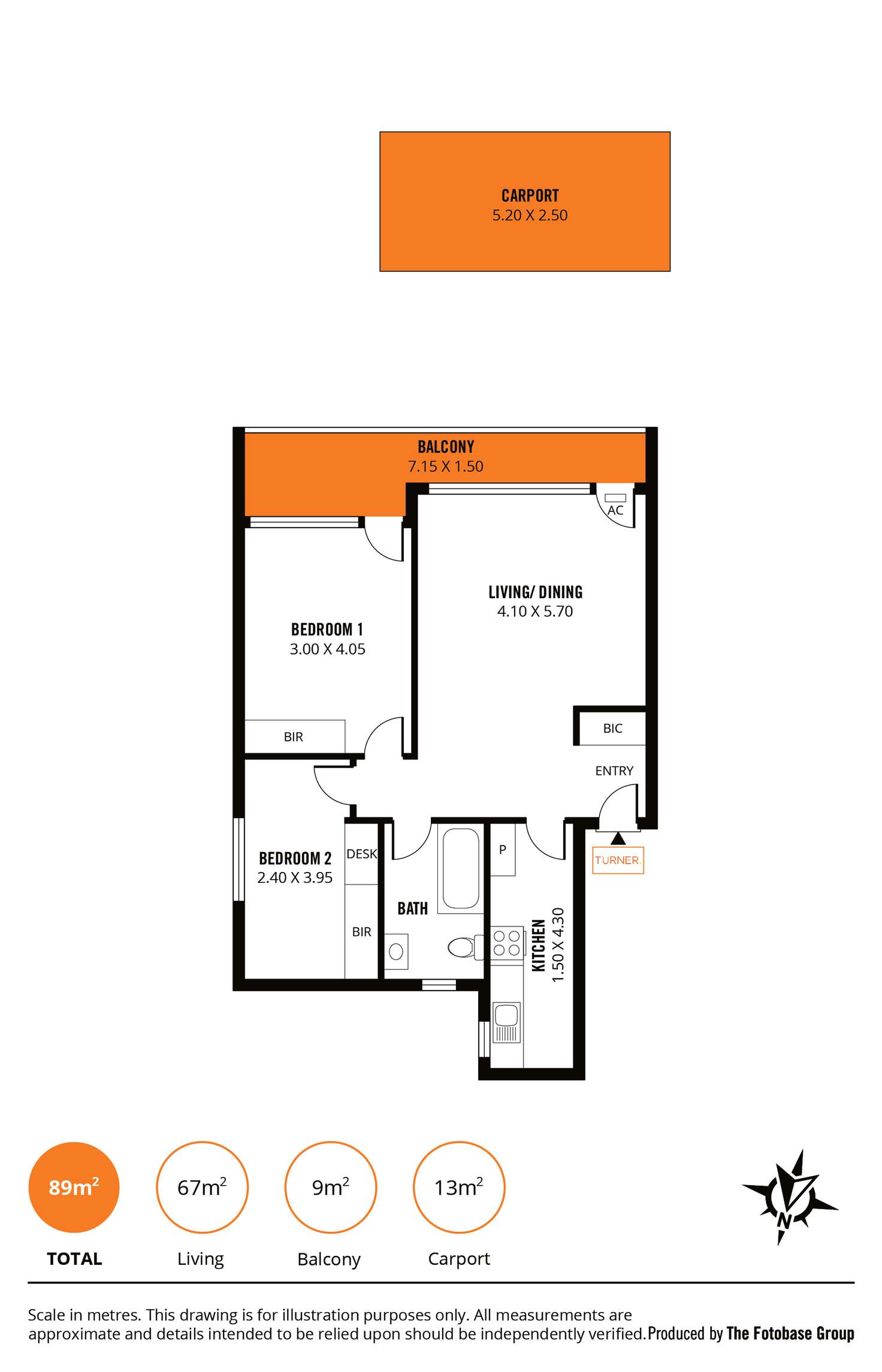 Floorplan of Homely unit listing, 4/15 Statenborough Street, Leabrook SA 5068