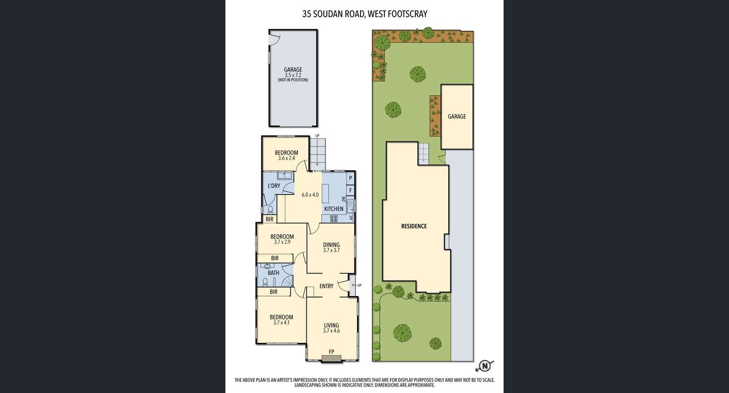 Floorplan of Homely house listing, 35 Soudan Road, West Footscray VIC 3012