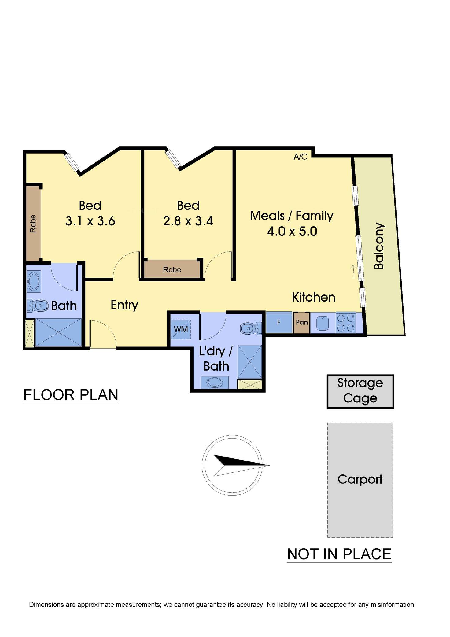 Floorplan of Homely apartment listing, 311A/1-19 Colombo Street, Mitcham VIC 3132