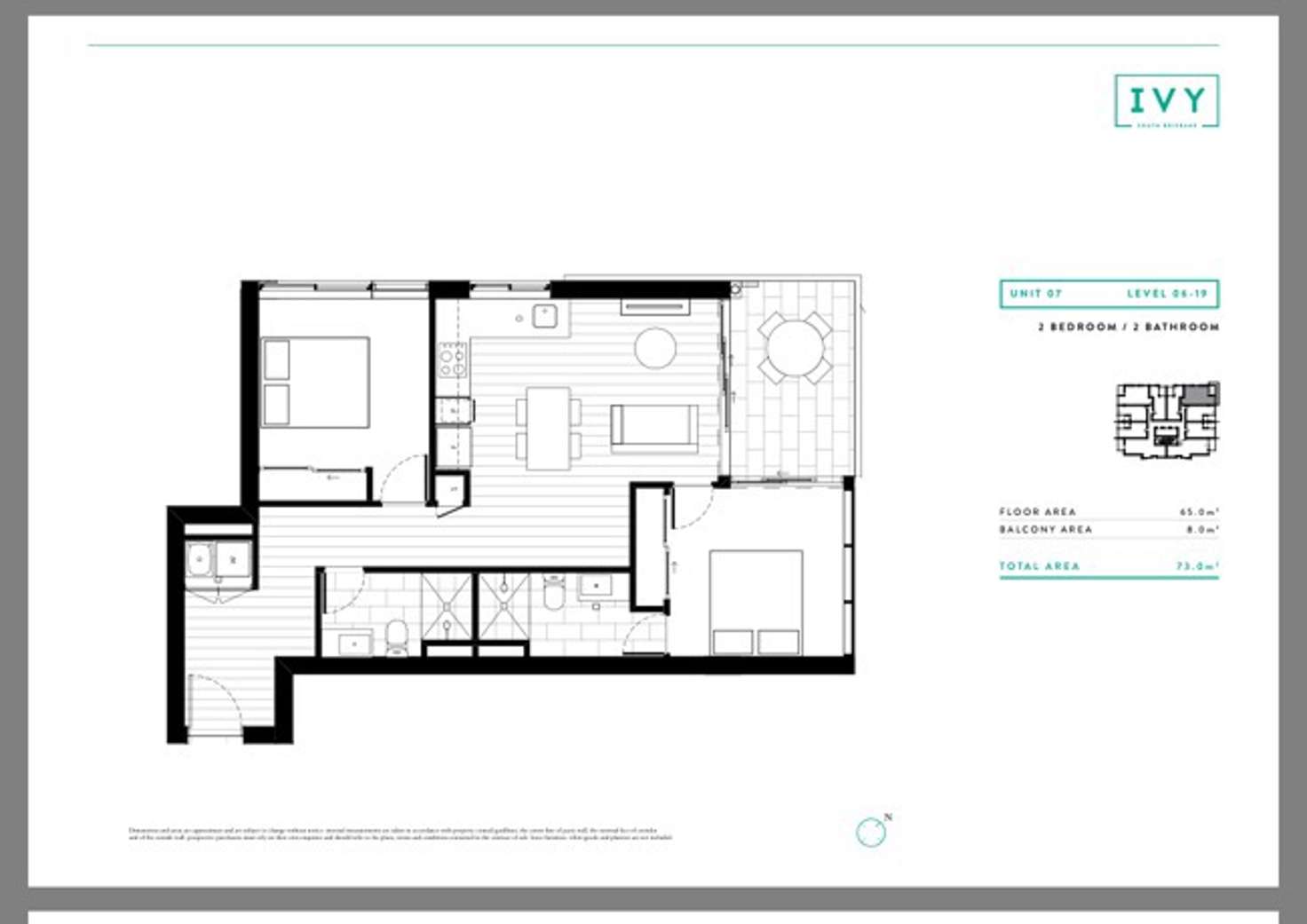 Floorplan of Homely apartment listing, 10907/22 Merivale Street, South Brisbane QLD 4101