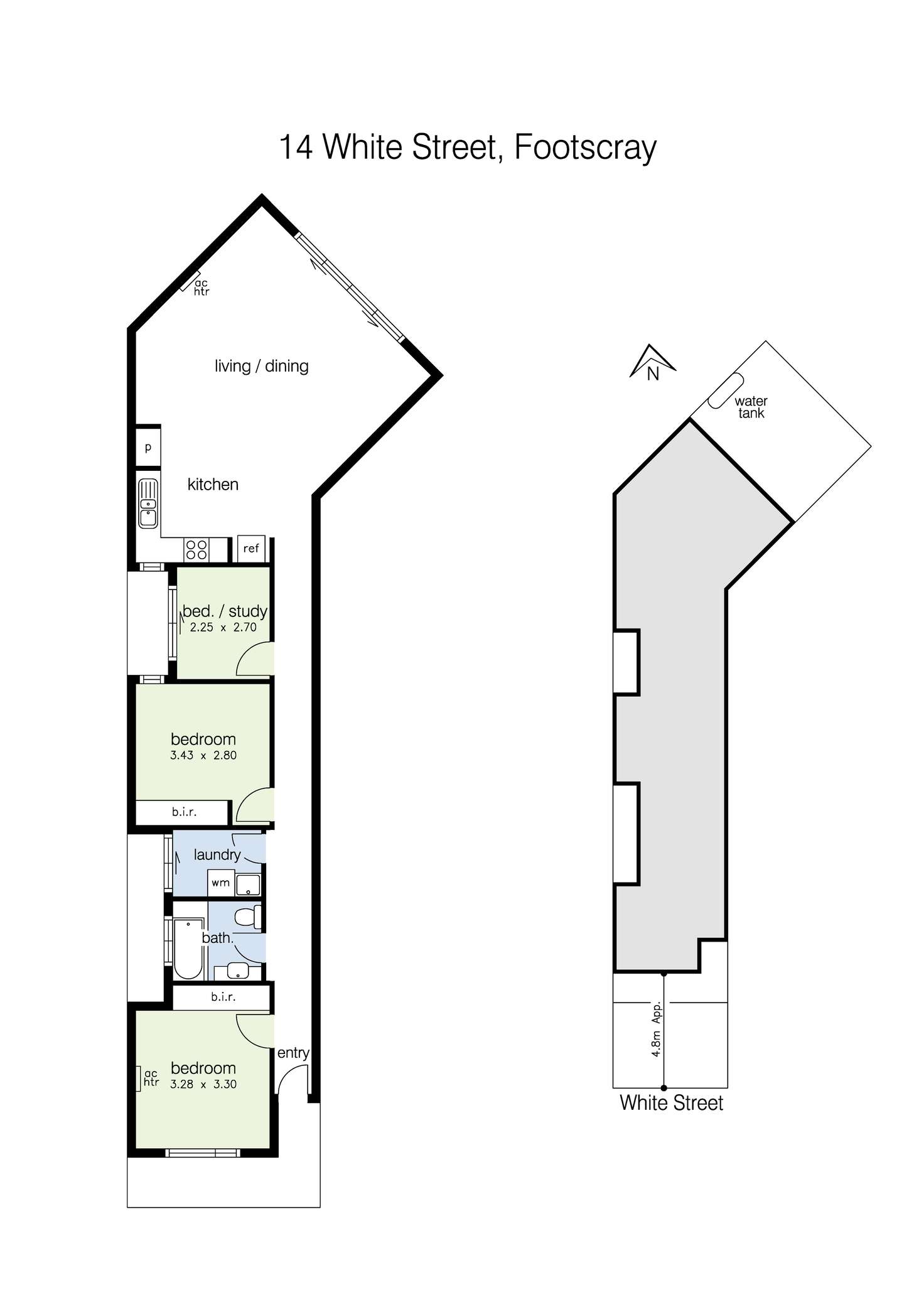 Floorplan of Homely house listing, 14 White Street, Footscray VIC 3011