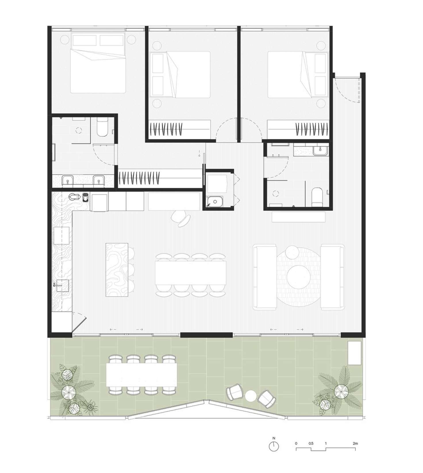 Floorplan of Homely apartment listing, 302/112-120 Vere Street, Abbotsford VIC 3067