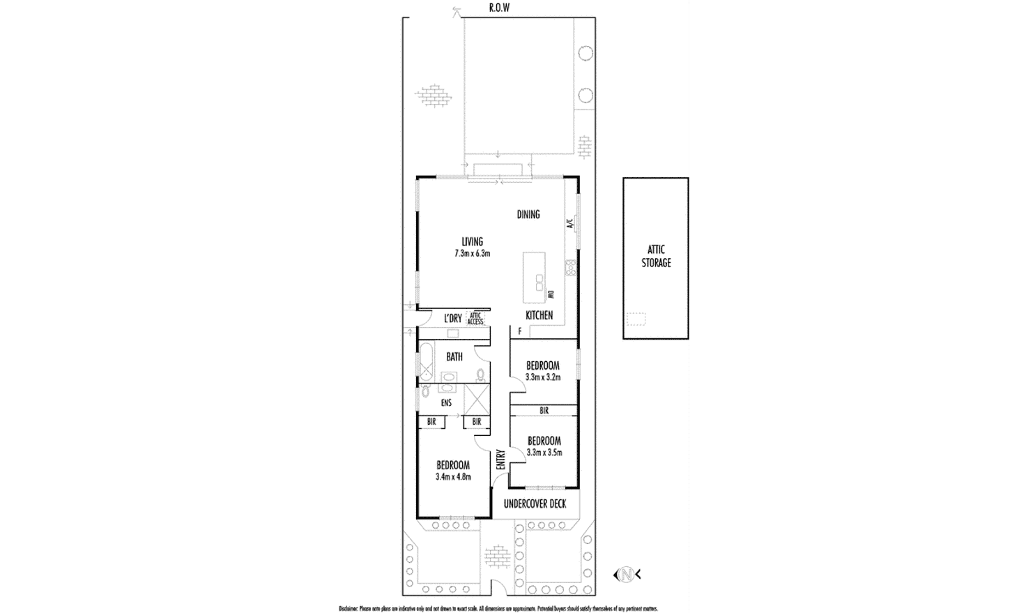Floorplan of Homely house listing, 127 Empress Avenue, Kingsville VIC 3012