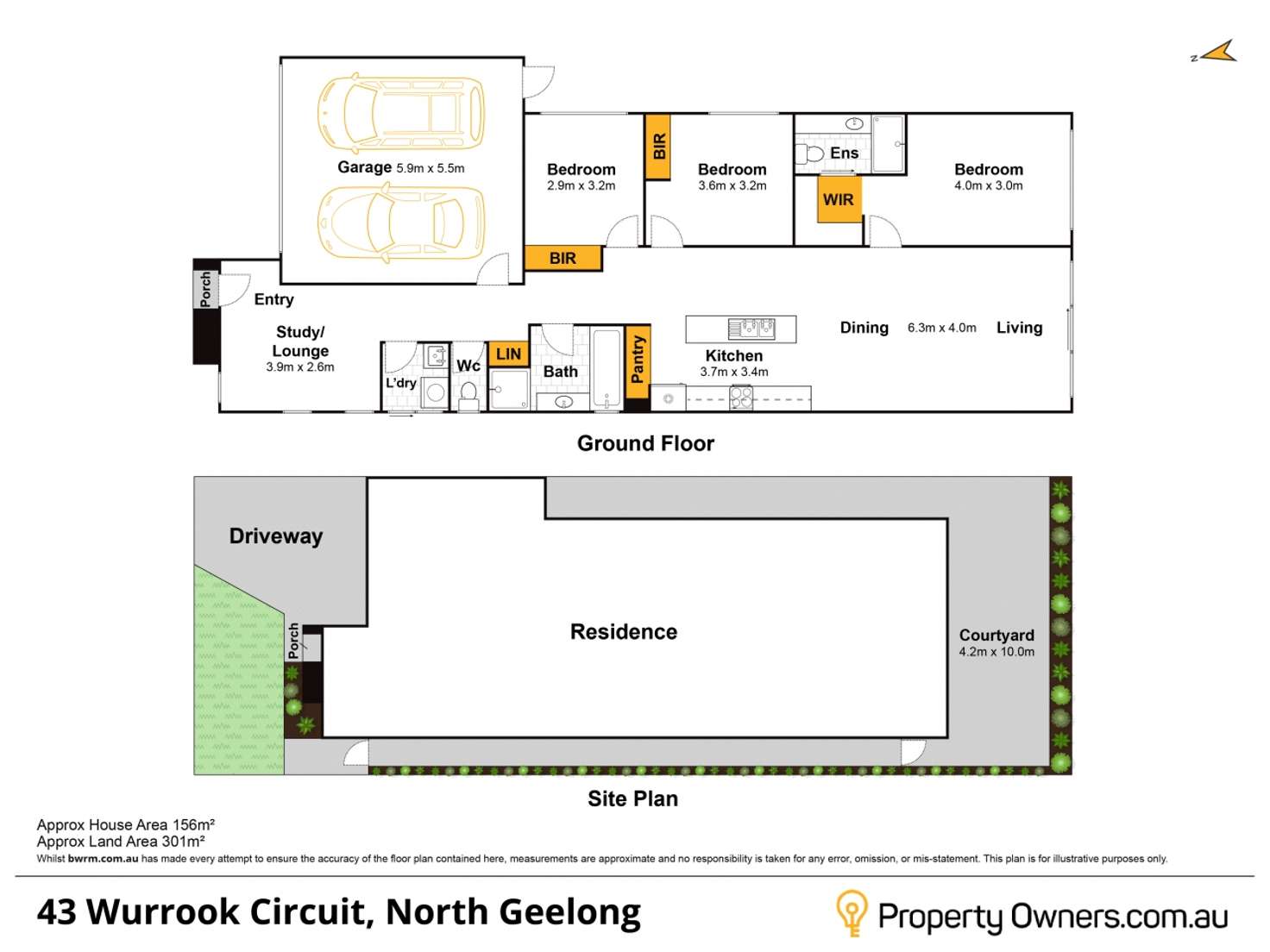 Floorplan of Homely house listing, 43 Wurrook Circuit, North Geelong VIC 3215