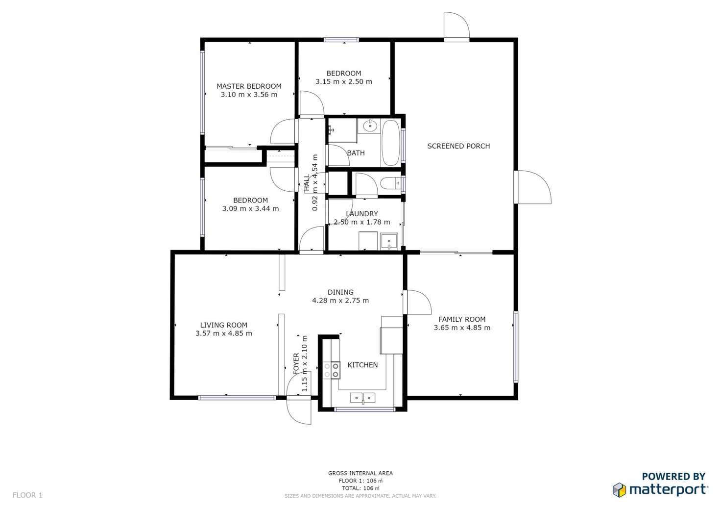 Floorplan of Homely house listing, 11 Kellar Place, Bellevue WA 6056