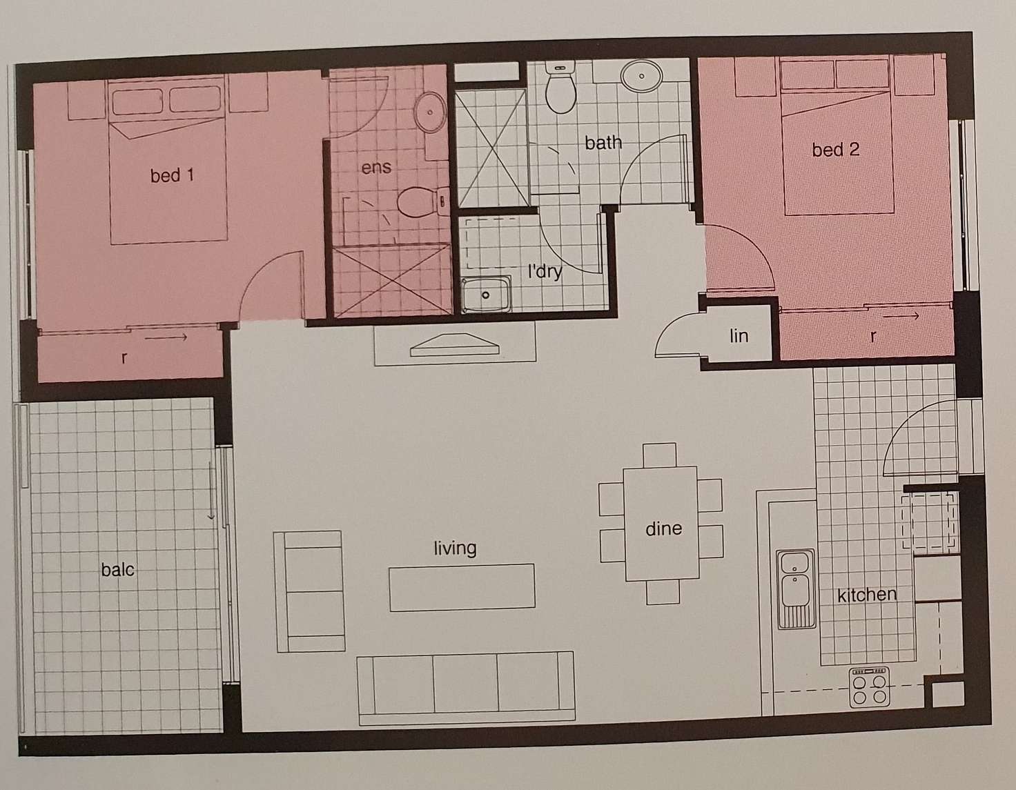 Floorplan of Homely apartment listing, 11/19 Junction Boulevard, Cockburn Central WA 6164