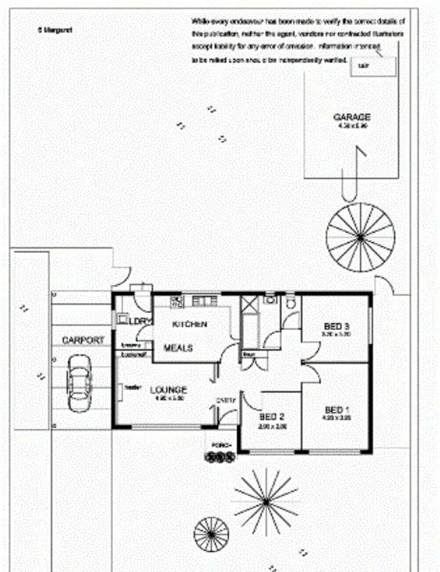 Floorplan of Homely house listing, 5 Margaret Avenue, Rostrevor SA 5073