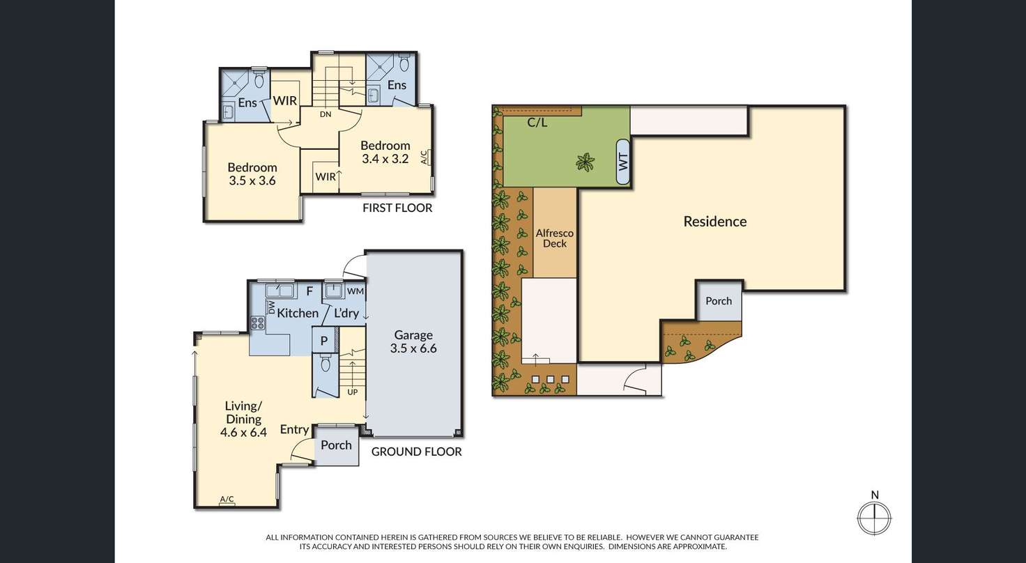 Floorplan of Homely townhouse listing, 3/7 Thiele Street, Doncaster VIC 3108