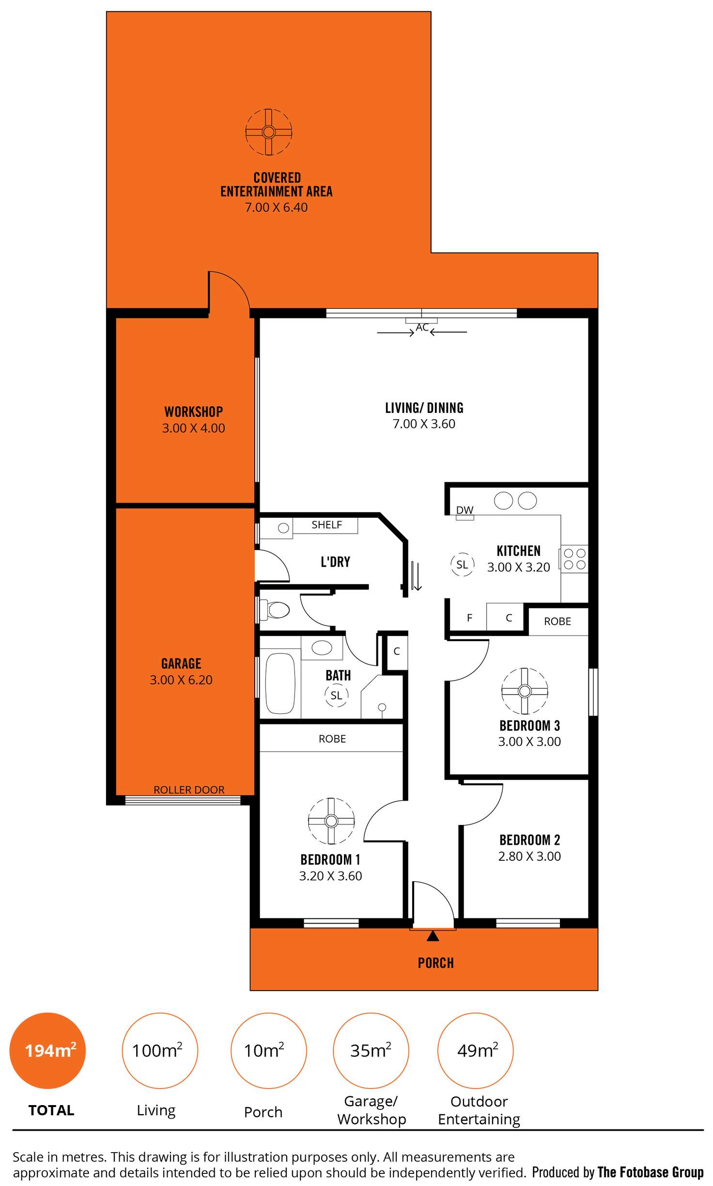 Floorplan of Homely house listing, 51 Shearwater Drive, Mawson Lakes SA 5095
