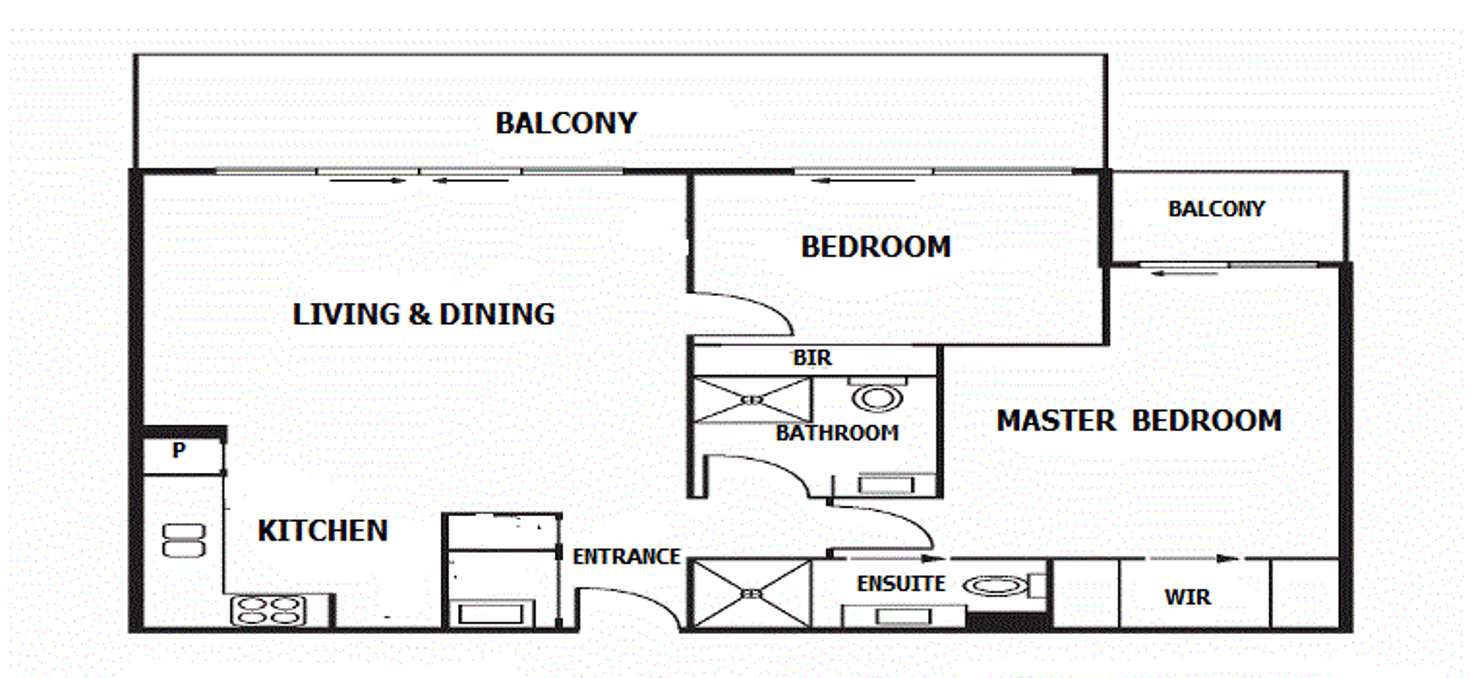 Floorplan of Homely apartment listing, 109/41 Murrumbeena Road, Murrumbeena VIC 3163