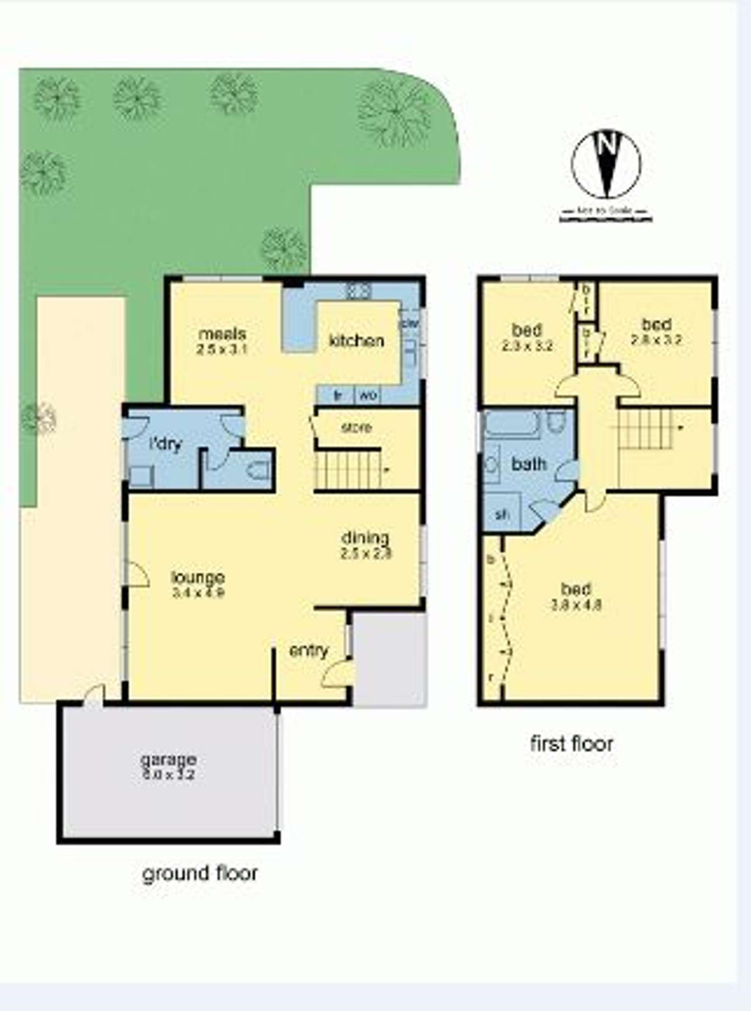 Floorplan of Homely townhouse listing, 6/969-971 Canterbury Road, Box Hill VIC 3128