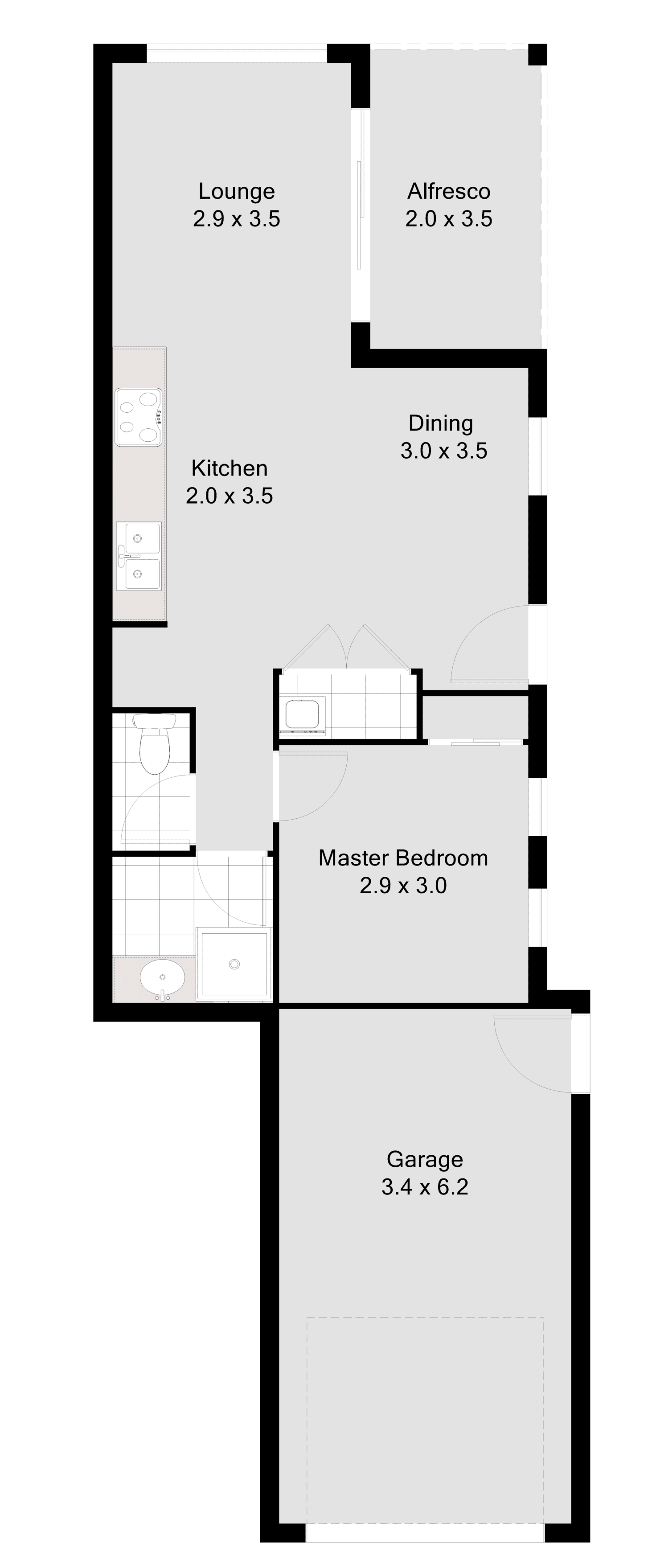 Floorplan of Homely house listing, 2/21 Harris Street, Bellbird Park QLD 4300