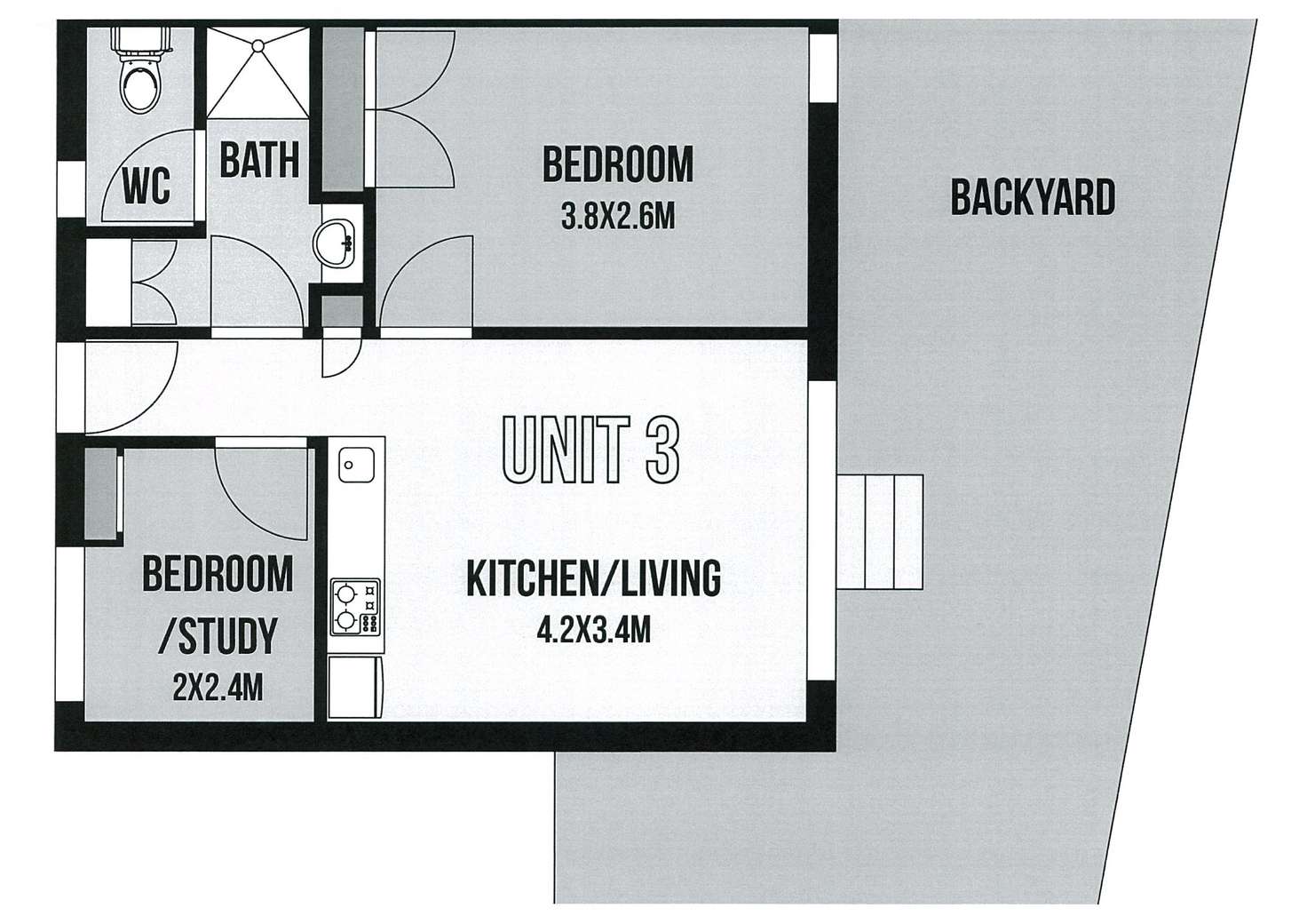Floorplan of Homely house listing, 3/25 Kemp Street, Springvale VIC 3171