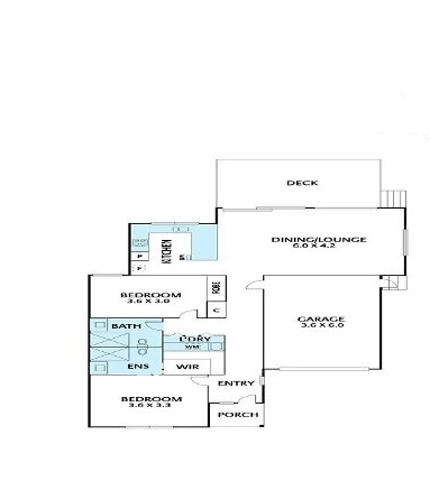 Floorplan of Homely townhouse listing, 4/2 Mirabel Avenue, Ringwood East VIC 3135