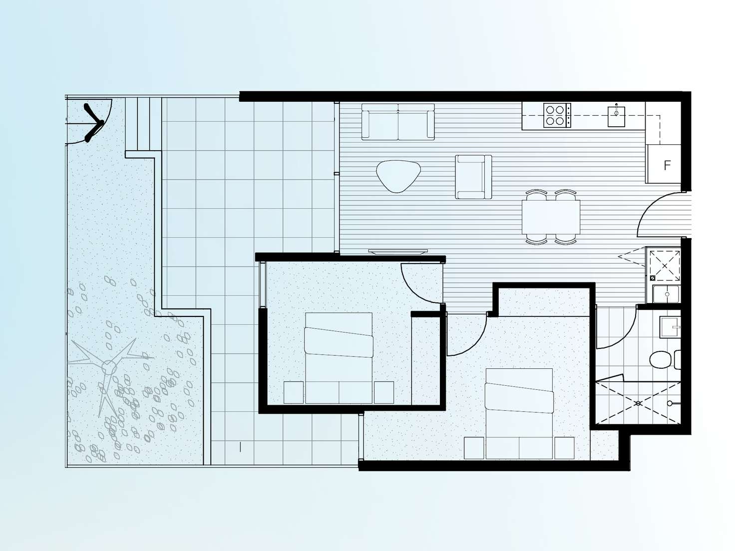 Floorplan of Homely apartment listing, G03/1090 Nepean Highway, Highett VIC 3190