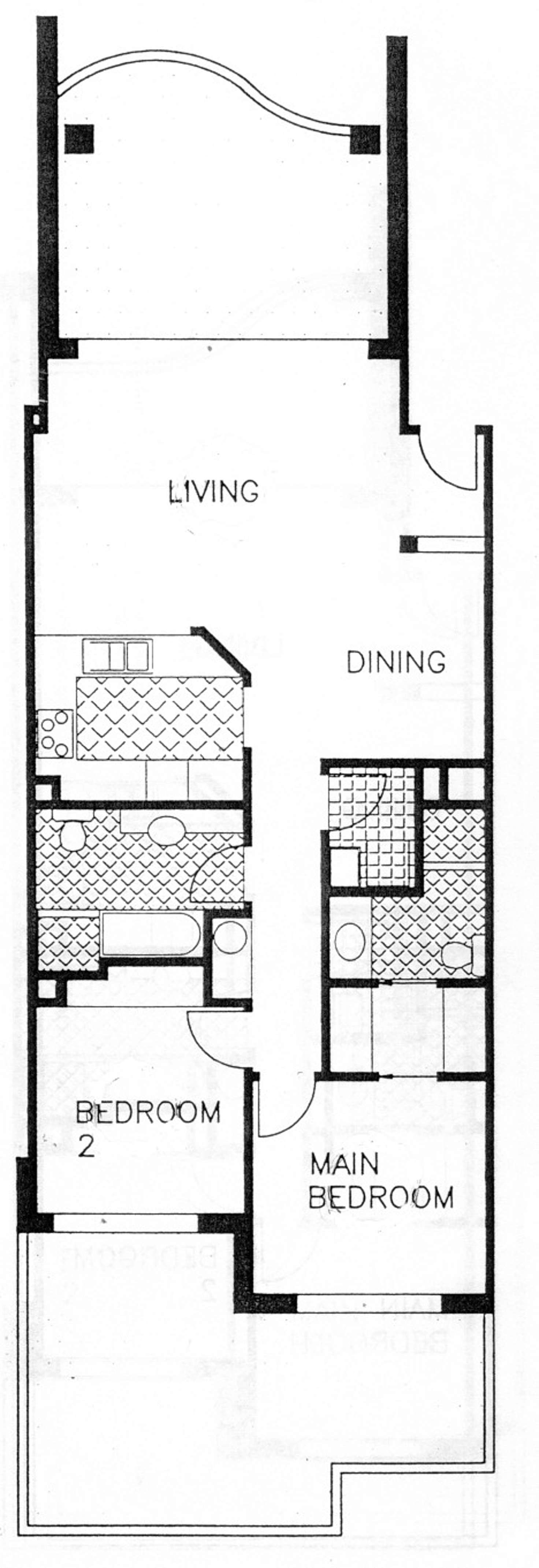 Floorplan of Homely unit listing, 28/28 Chairlift Avenue, Miami QLD 4220