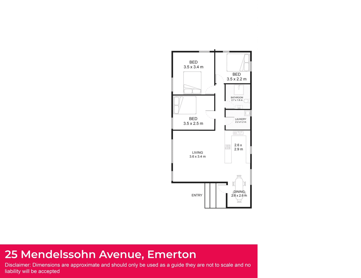 Floorplan of Homely house listing, 25 Mendelssohn Ave, Emerton NSW 2770