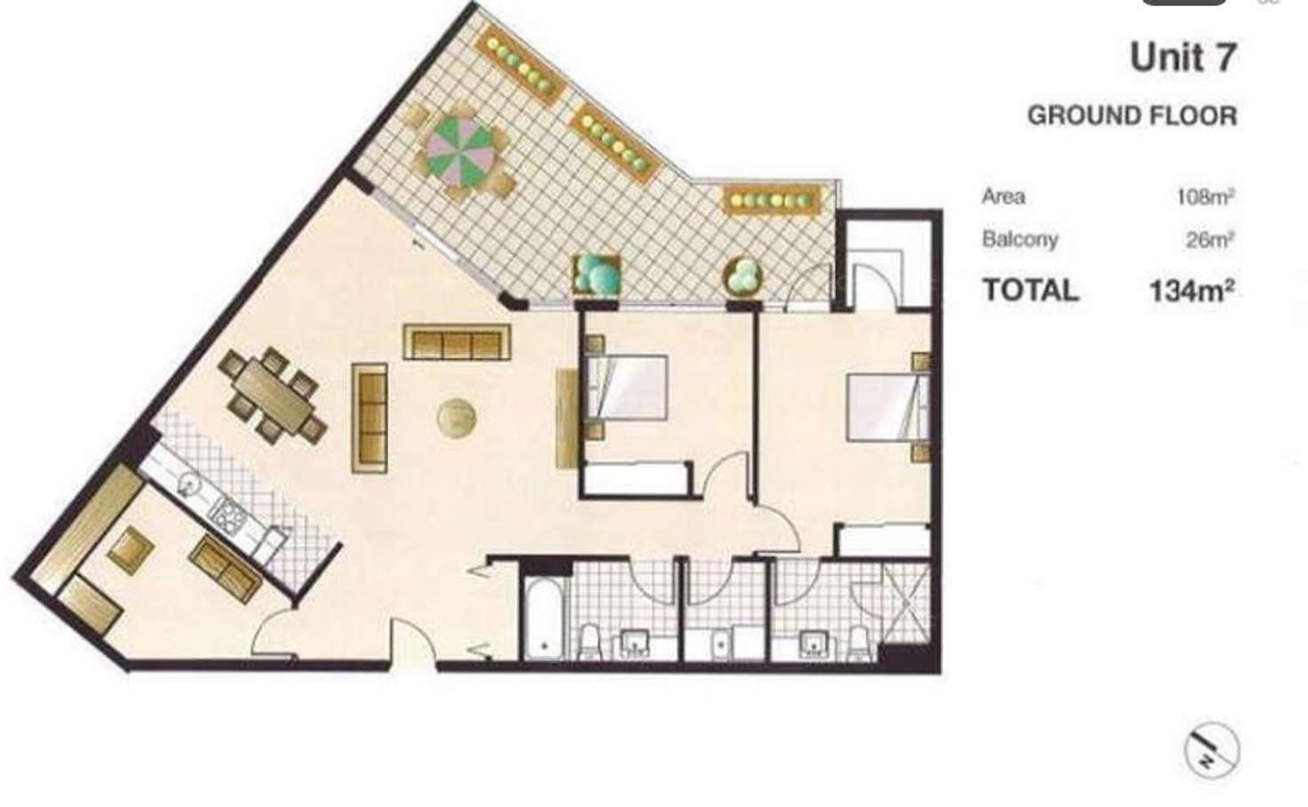 Floorplan of Homely apartment listing, 7/2 Gordon Street, Elsternwick VIC 3185