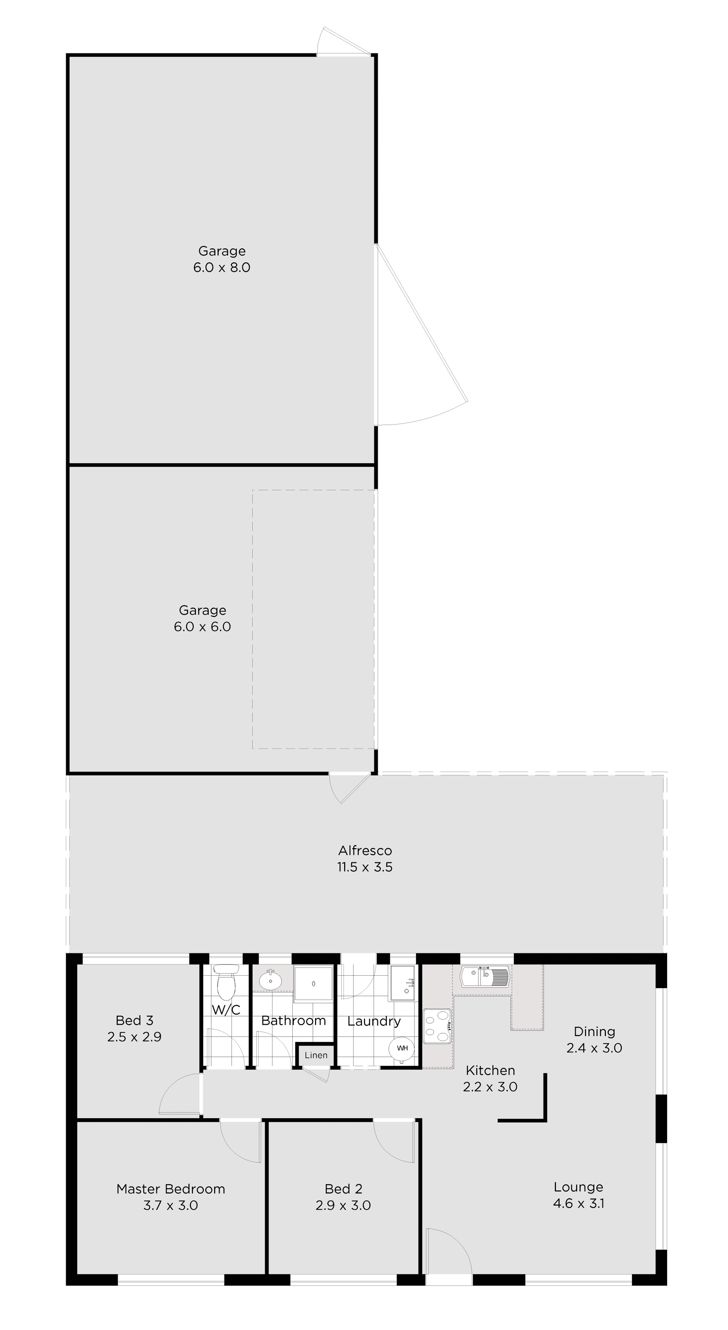 Floorplan of Homely house listing, 29 Bell Street, Walloon QLD 4306