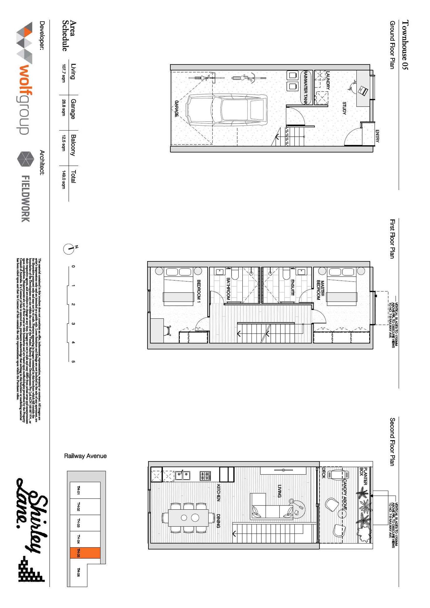 Floorplan of Homely townhouse listing, 5/3 Railway Avenue, Armadale VIC 3143