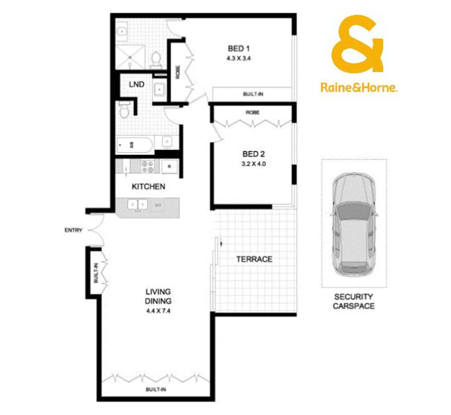 Floorplan of Homely apartment listing, 2/733 New South Head Road, Rose Bay NSW 2029