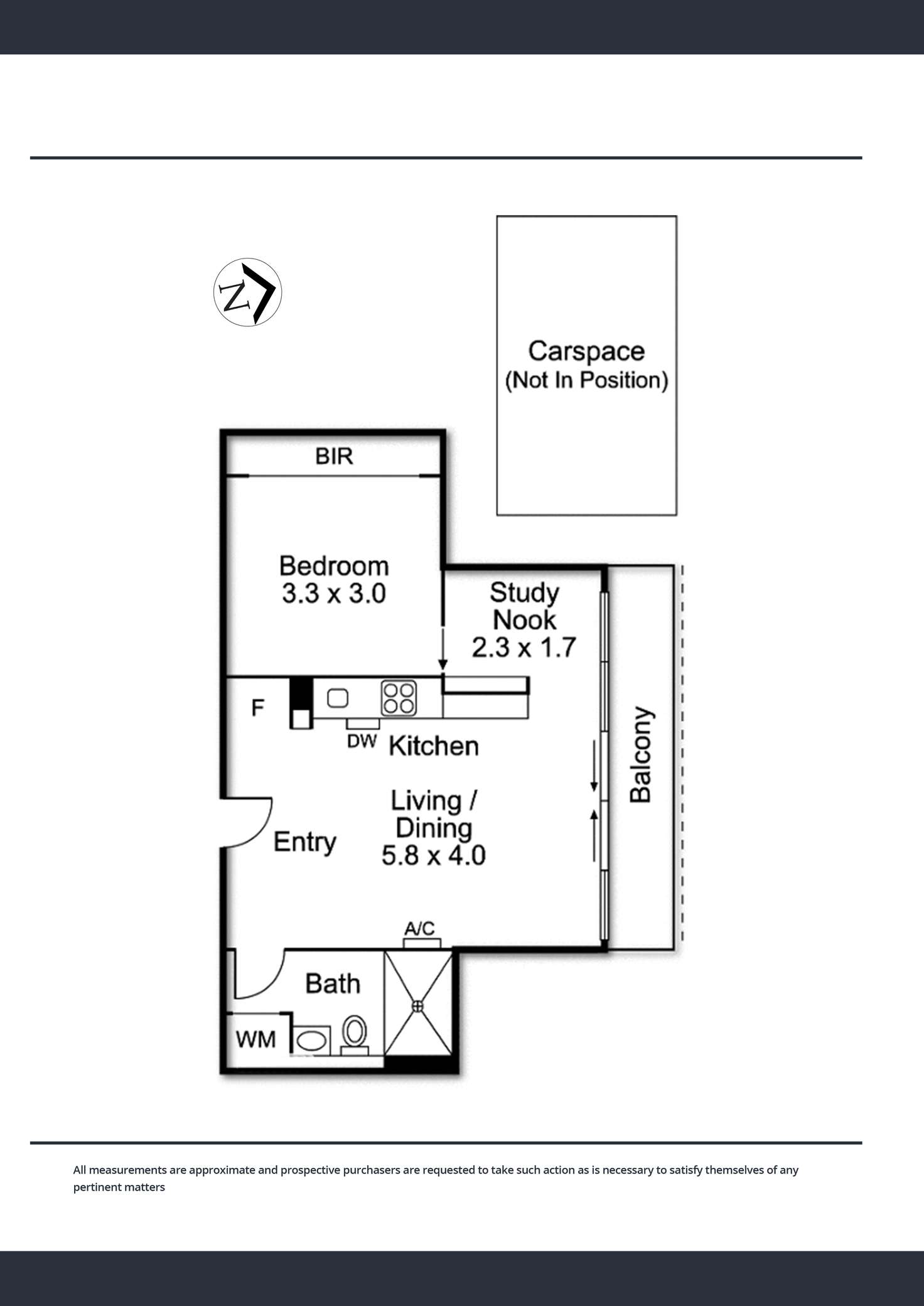 Floorplan of Homely apartment listing, 513/229 Toorak Road, South Yarra VIC 3141