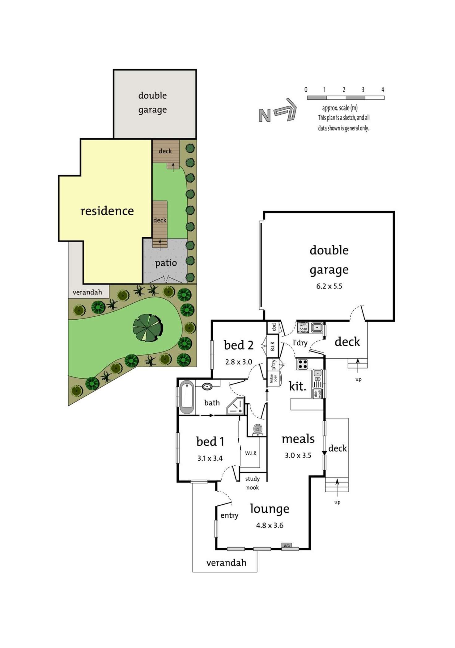 Floorplan of Homely unit listing, 1/36 McCulloch Street, Nunawading VIC 3131