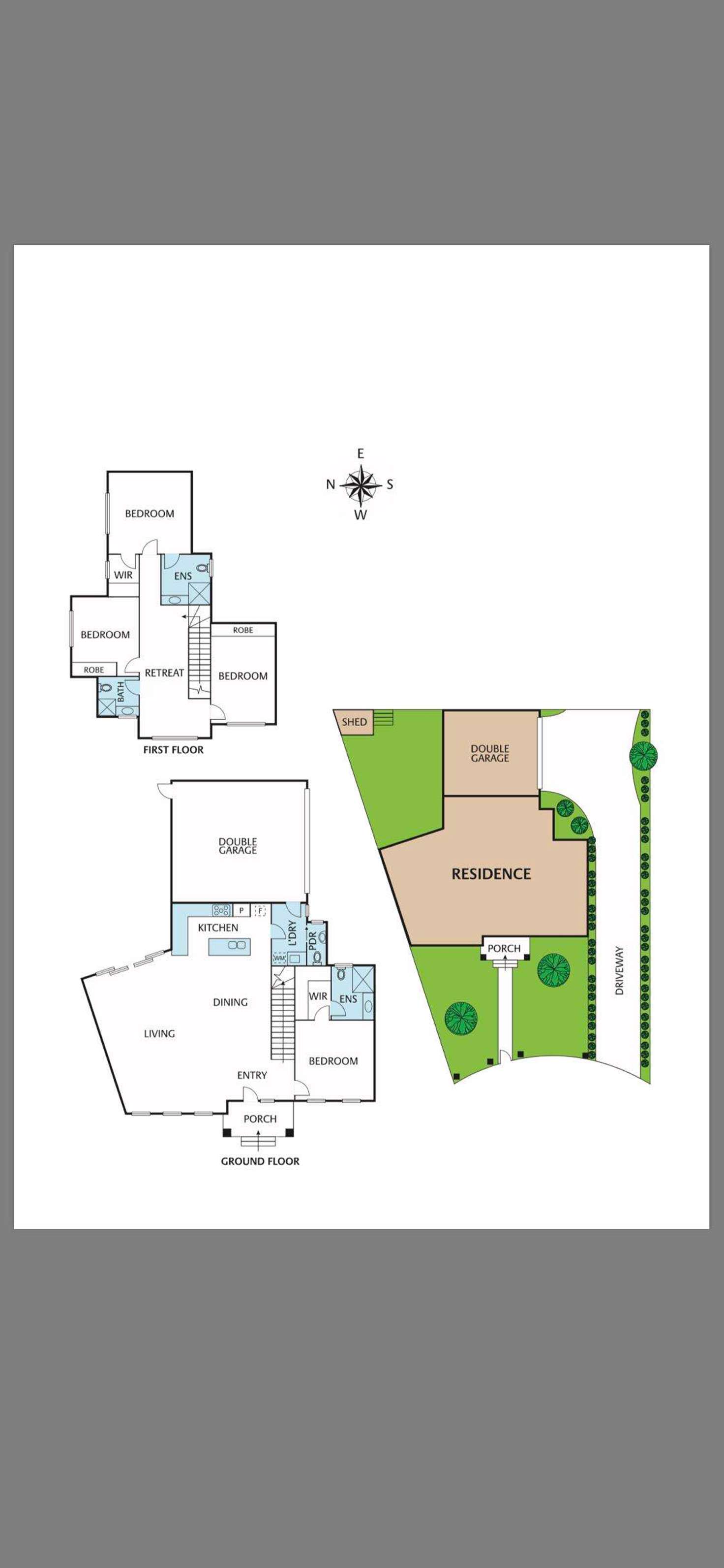 Floorplan of Homely townhouse listing, 1/4 Aurisch Ave, Glen Waverley VIC 3150