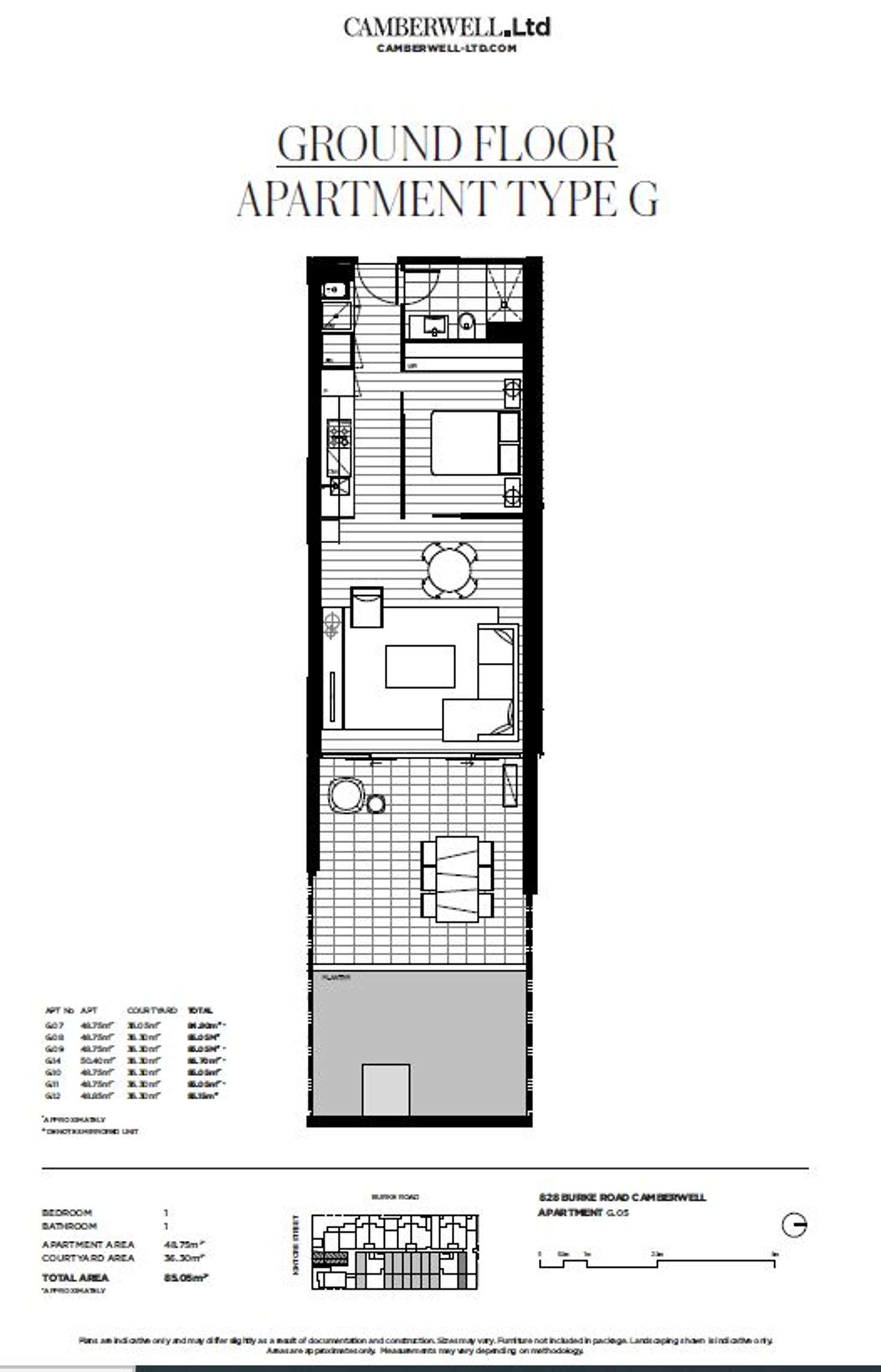 Floorplan of Homely house listing, G07/828 Burke Road, Camberwell VIC 3124