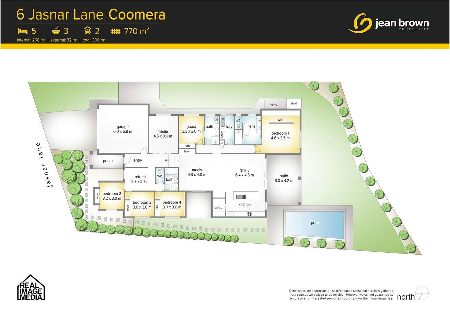 Floorplan of Homely house listing, 6 Jasner Lane, Coomera Waters QLD 4209