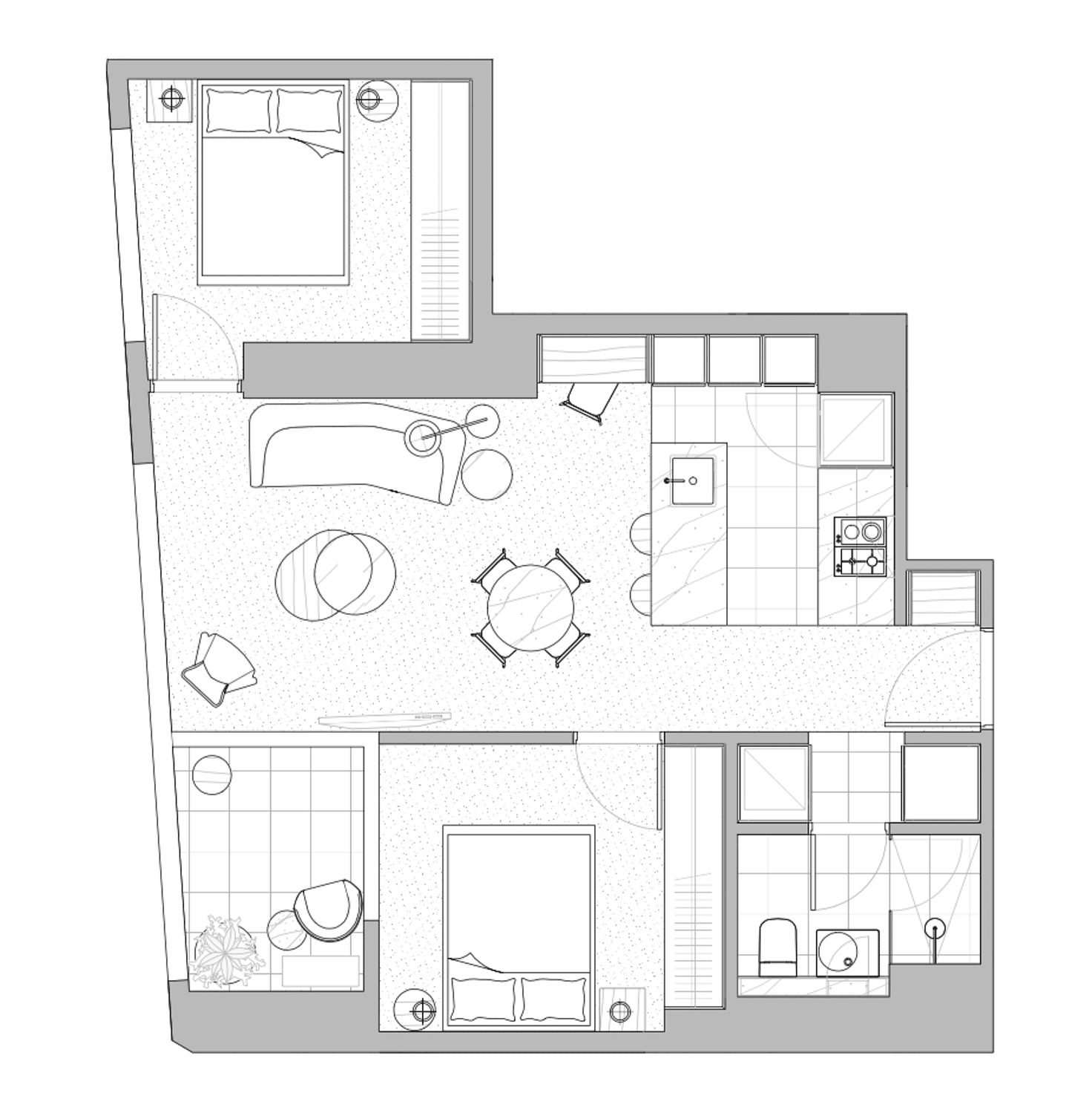 Floorplan of Homely apartment listing, 3502/160 Victoria Street, Carlton VIC 3053