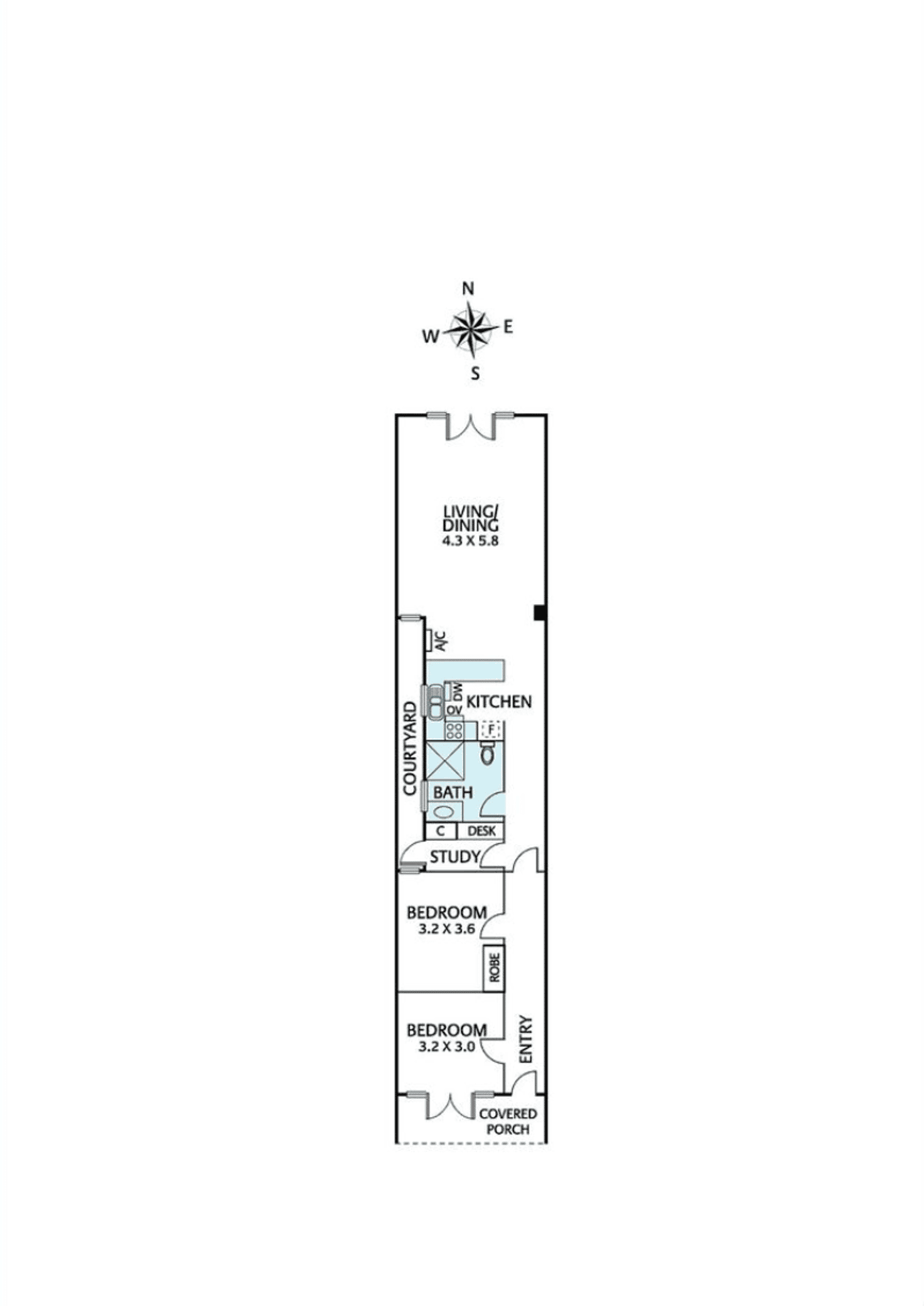 Floorplan of Homely house listing, 255 Edward Street, Brunswick East VIC 3057