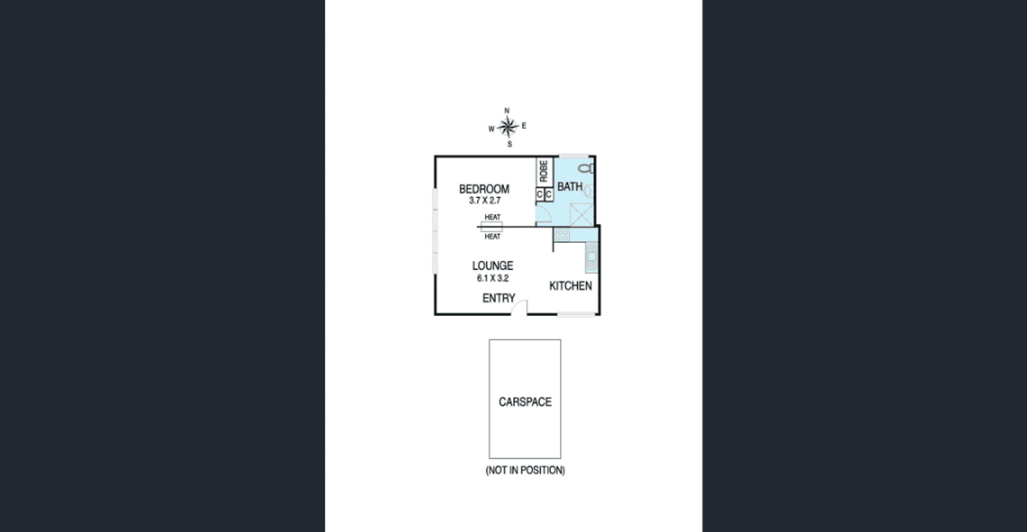 Floorplan of Homely unit listing, 14/657 Brunswick Street, Fitzroy North VIC 3068