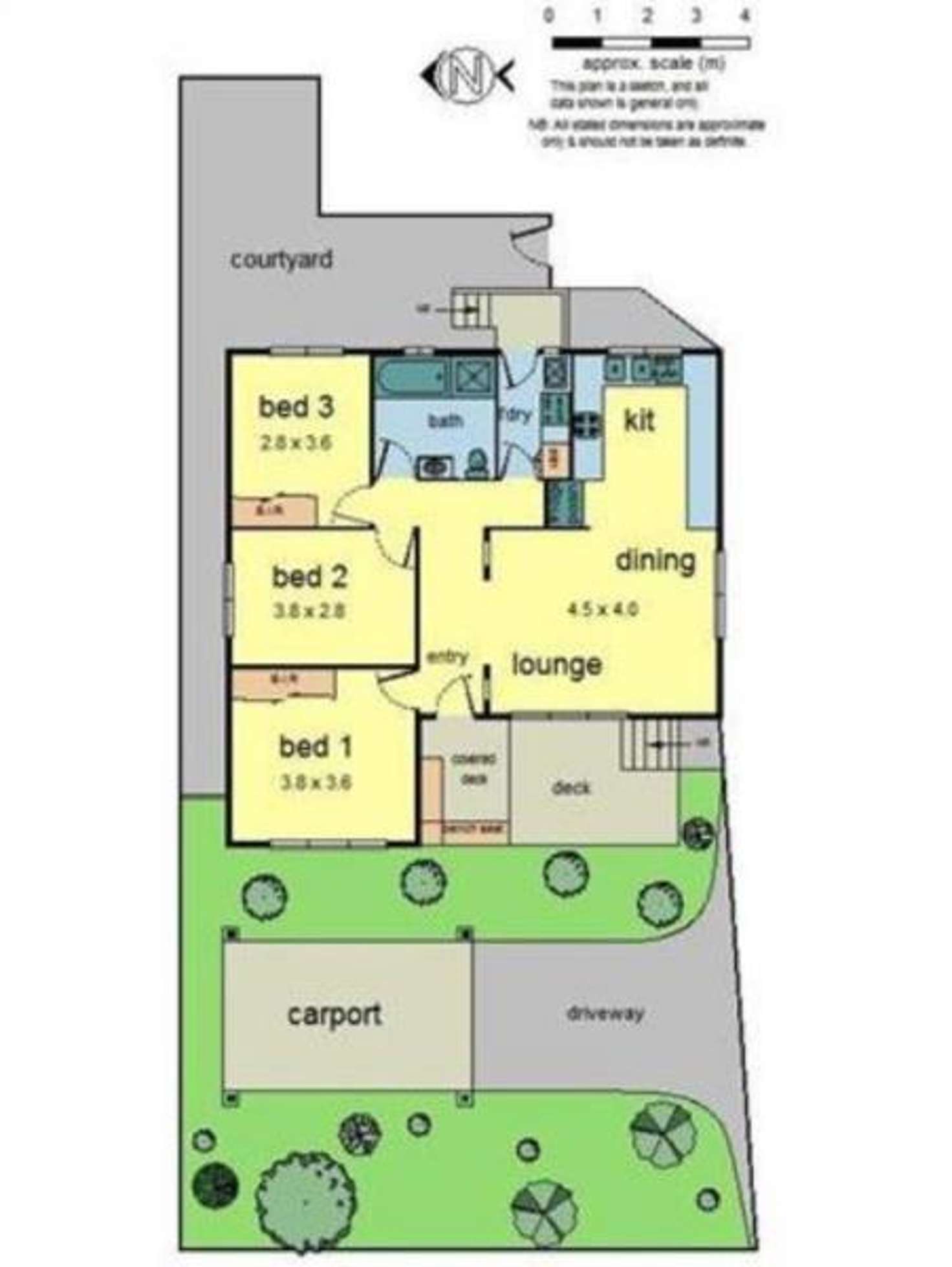 Floorplan of Homely unit listing, 1/5 Clematis Street, Vermont VIC 3133