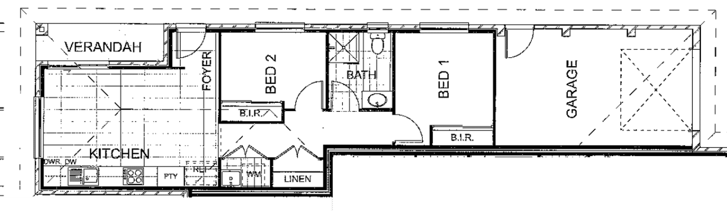 Floorplan of Homely semiDetached listing, 23a Ardennes Circuit, Gillieston Heights NSW 2321