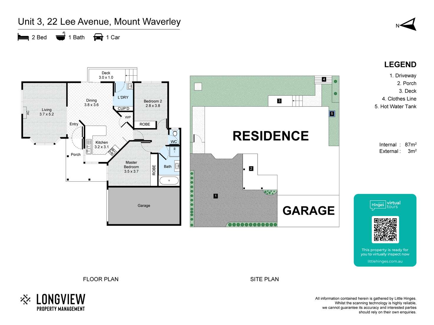 Floorplan of Homely unit listing, 3/22 Lee Avenue, Mount Waverley VIC 3149