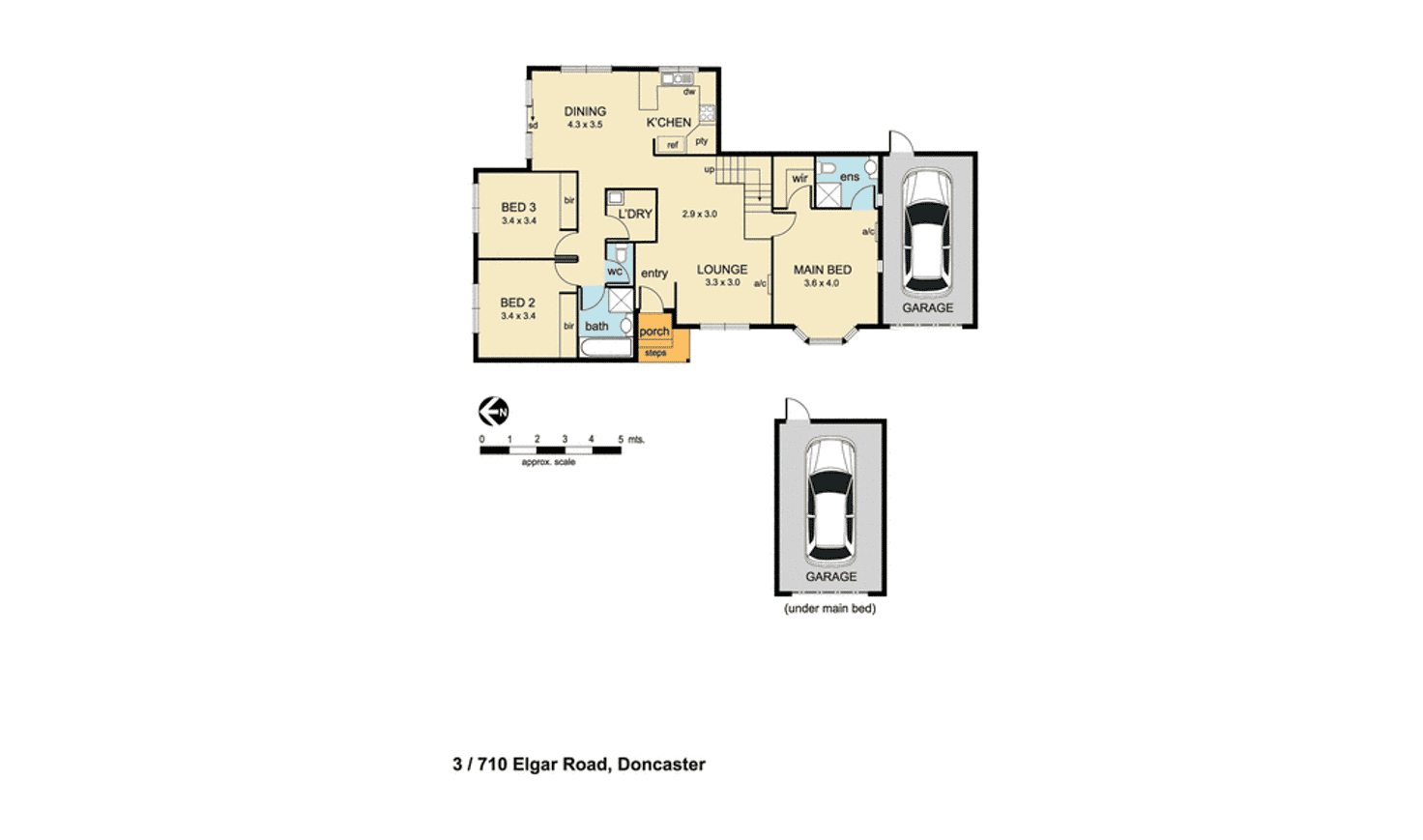 Floorplan of Homely house listing, 3/710 Elgar Road, Doncaster VIC 3108