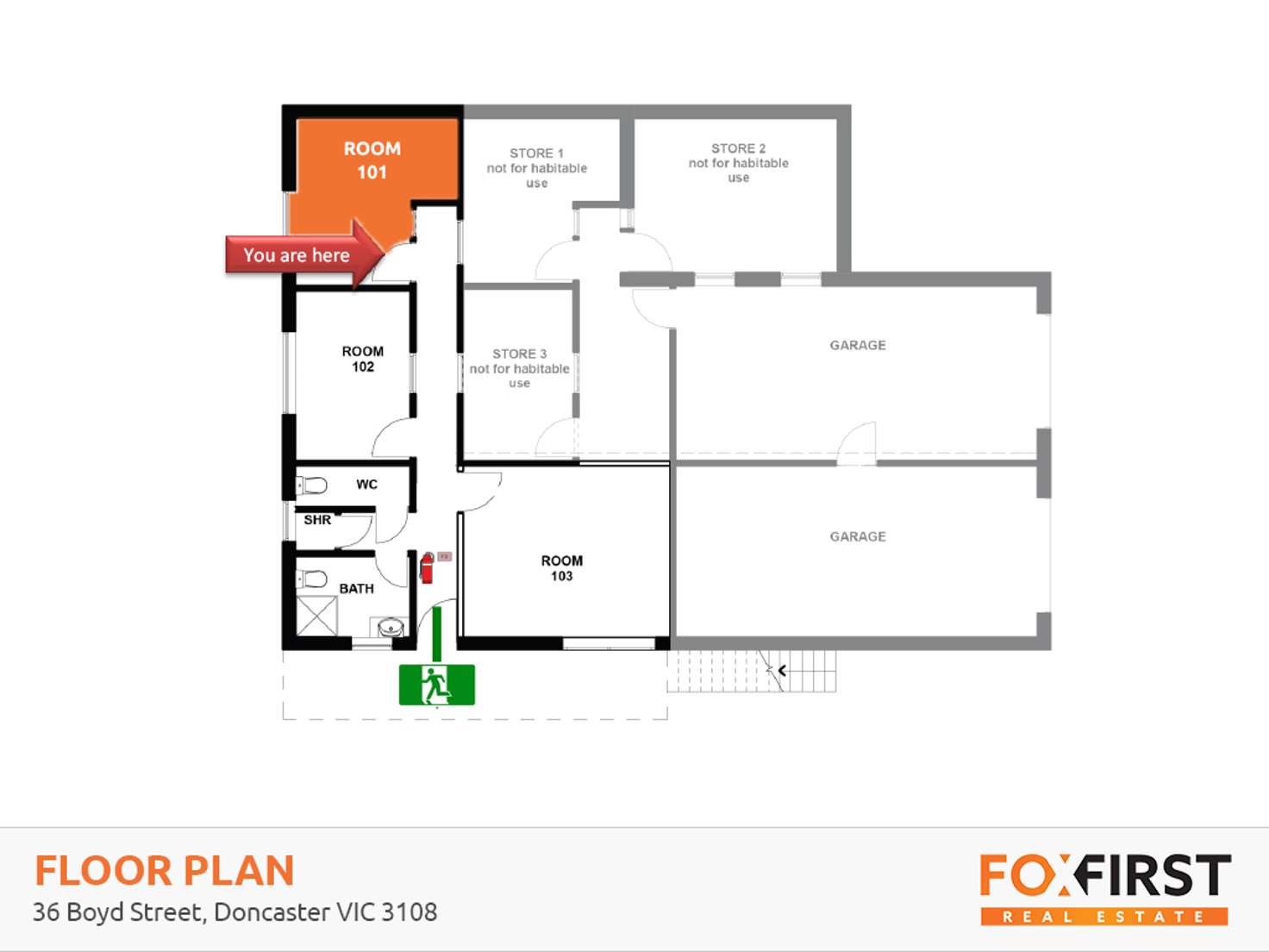 Floorplan of Homely house listing, Room 101/36 Boyd Street, Doncaster VIC 3108