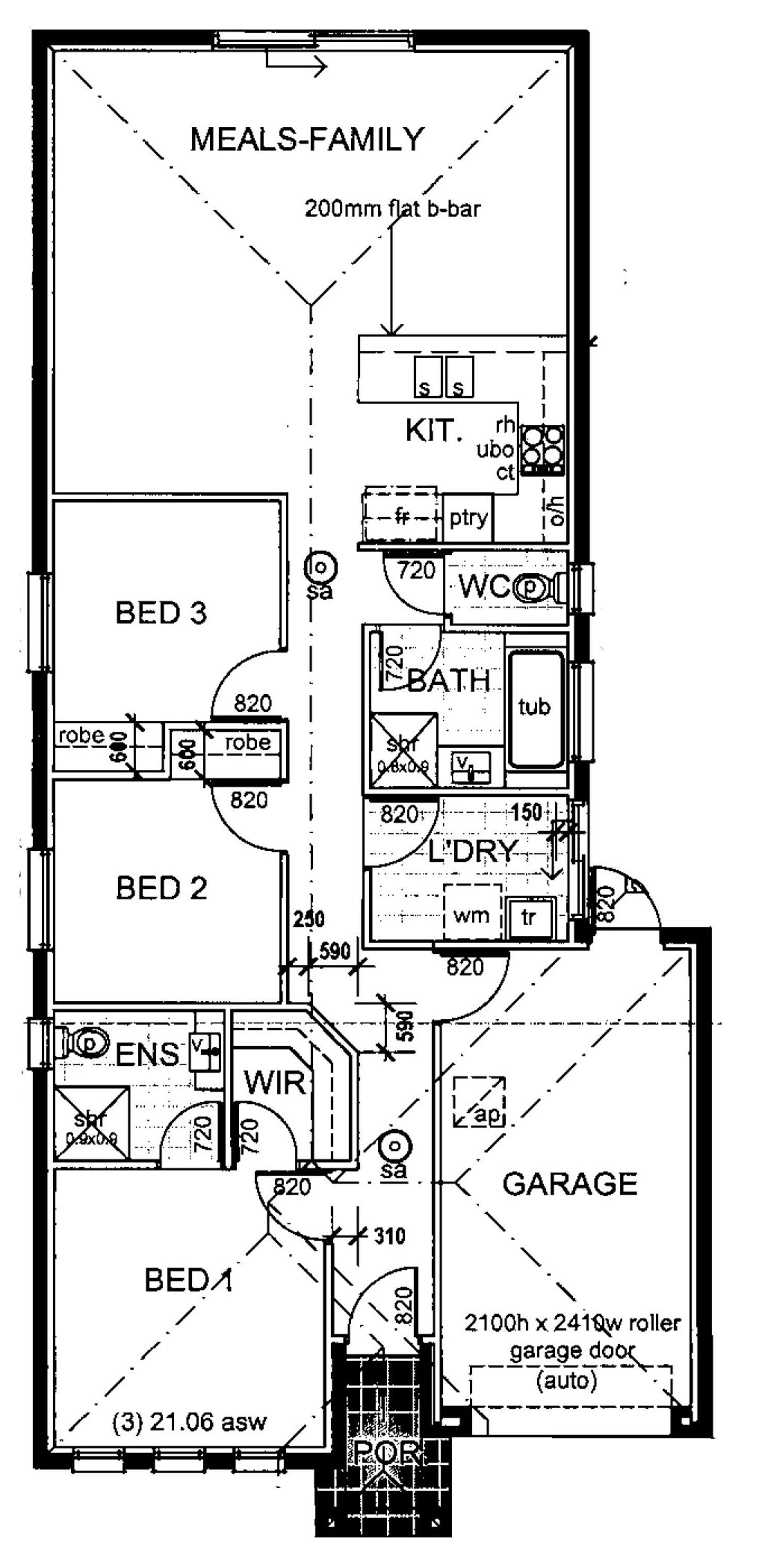 Floorplan of Homely house listing, 29 Geoff Road, Munno Para West SA 5115