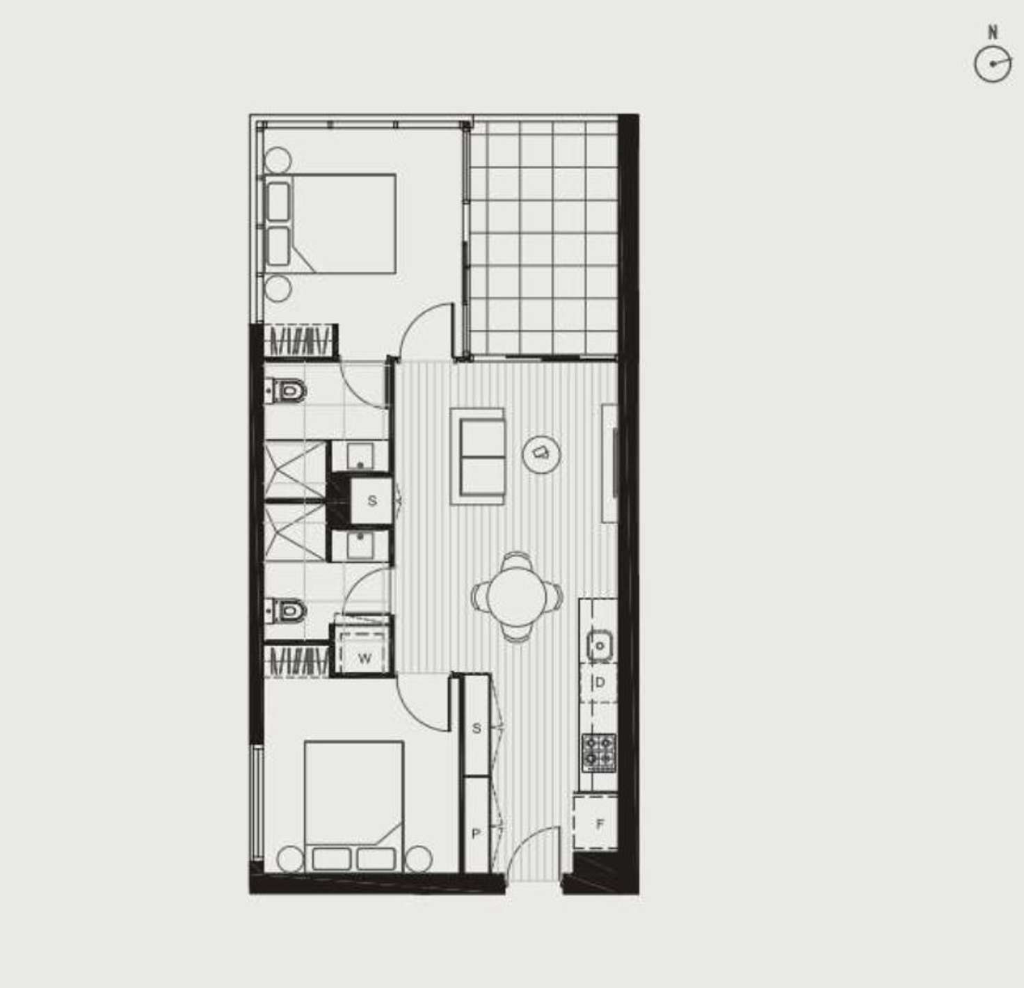 Floorplan of Homely apartment listing, 118/2 Gillies Street, Essendon North VIC 3041