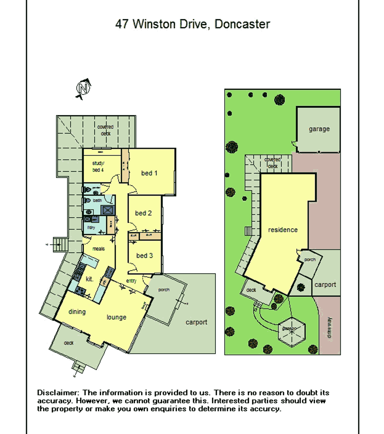 Floorplan of Homely house listing, 47 Winston Drive, Doncaster VIC 3108