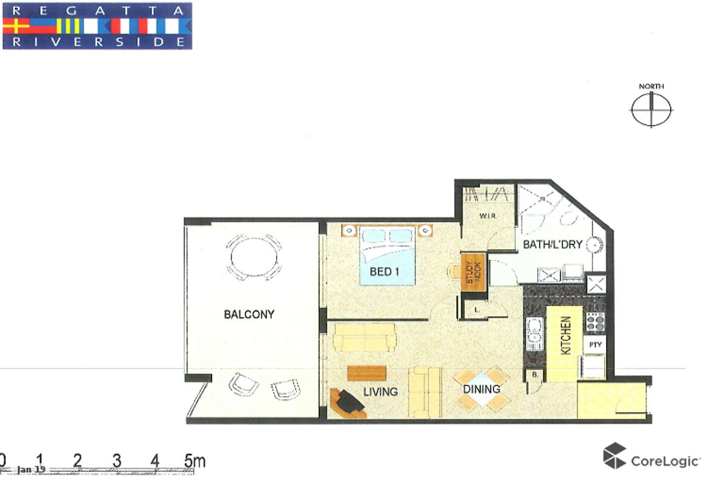 Floorplan of Homely unit listing, 162/7 Land Street, Toowong QLD 4066